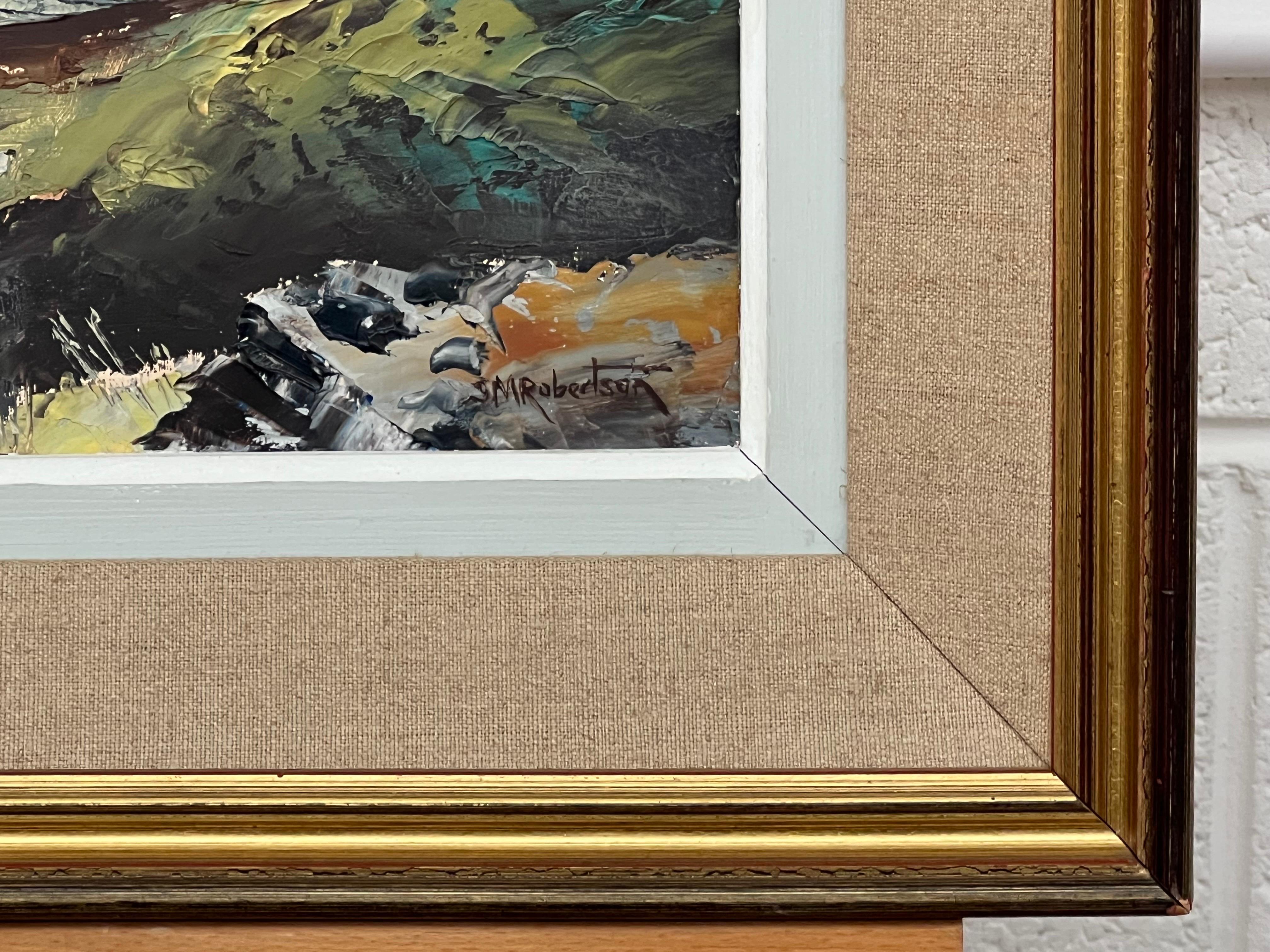 Scottish Highland Seascape Shoreline Impasto Painting by Royal Society Artist For Sale 16