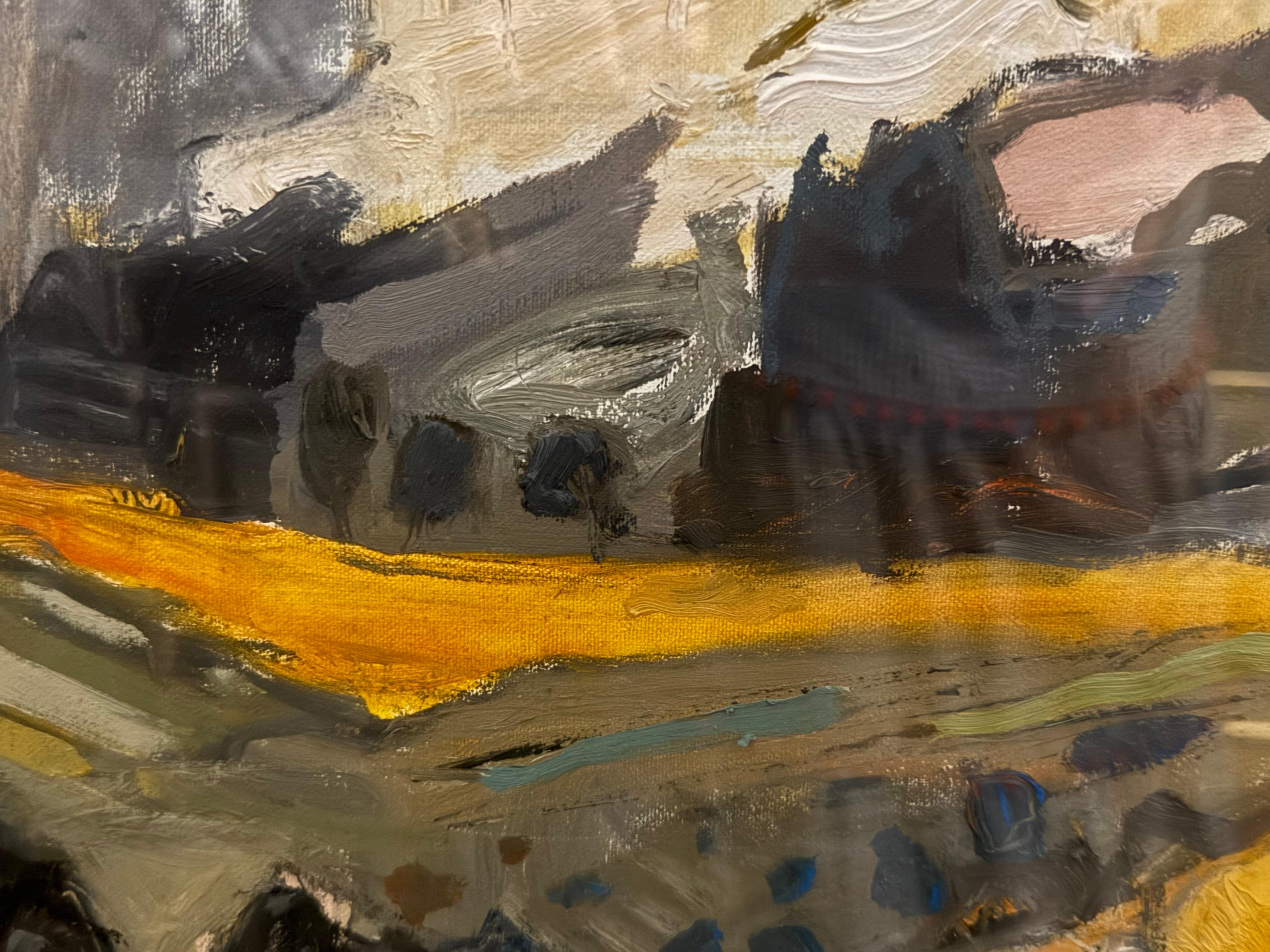 Sunflowers of Provence, Expression abstraite 20e siècle/début 21e siècle écossais en vente 5