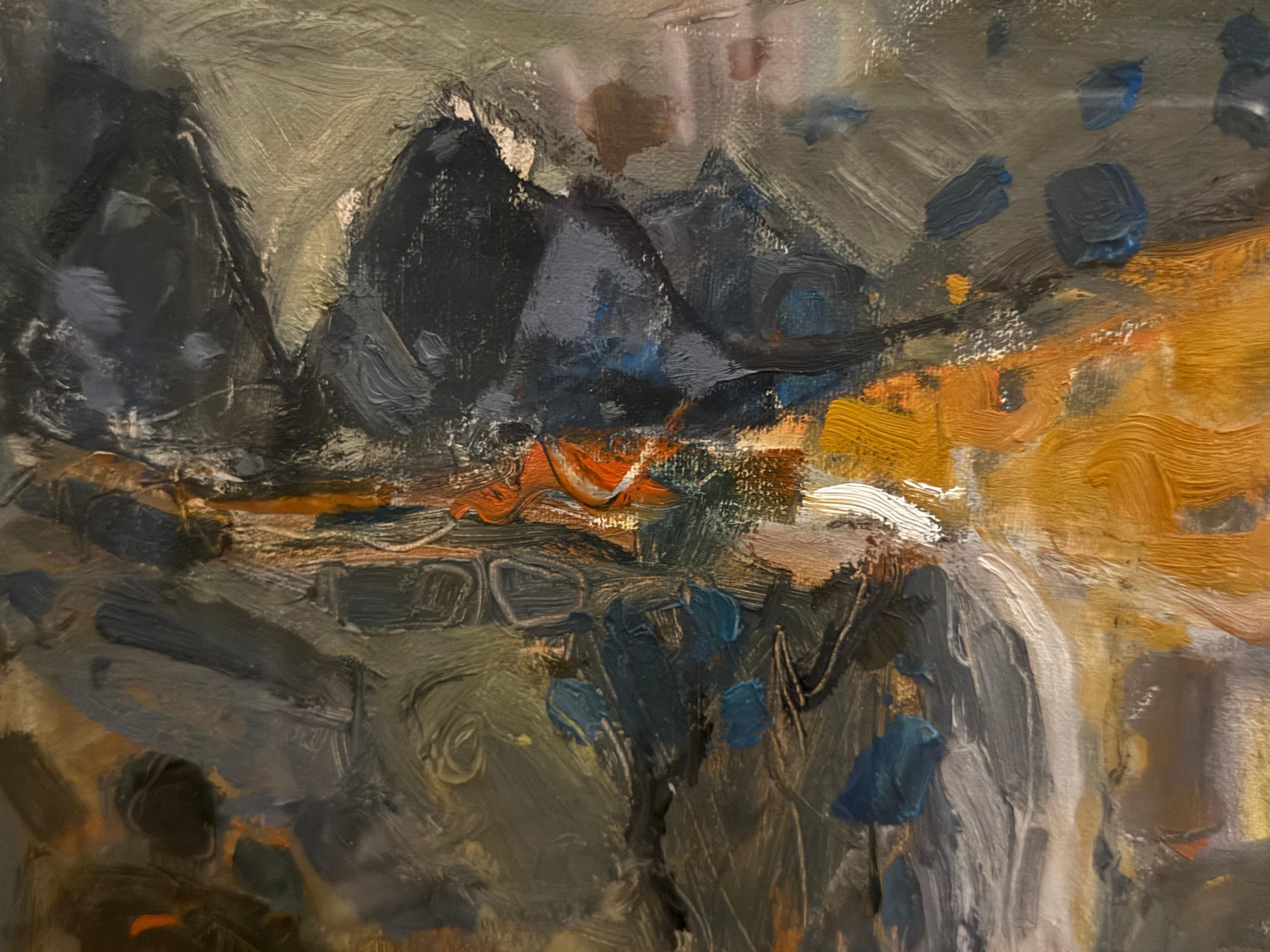 Sunflowers of Provence, Expression abstraite 20e siècle/début 21e siècle écossais en vente 6