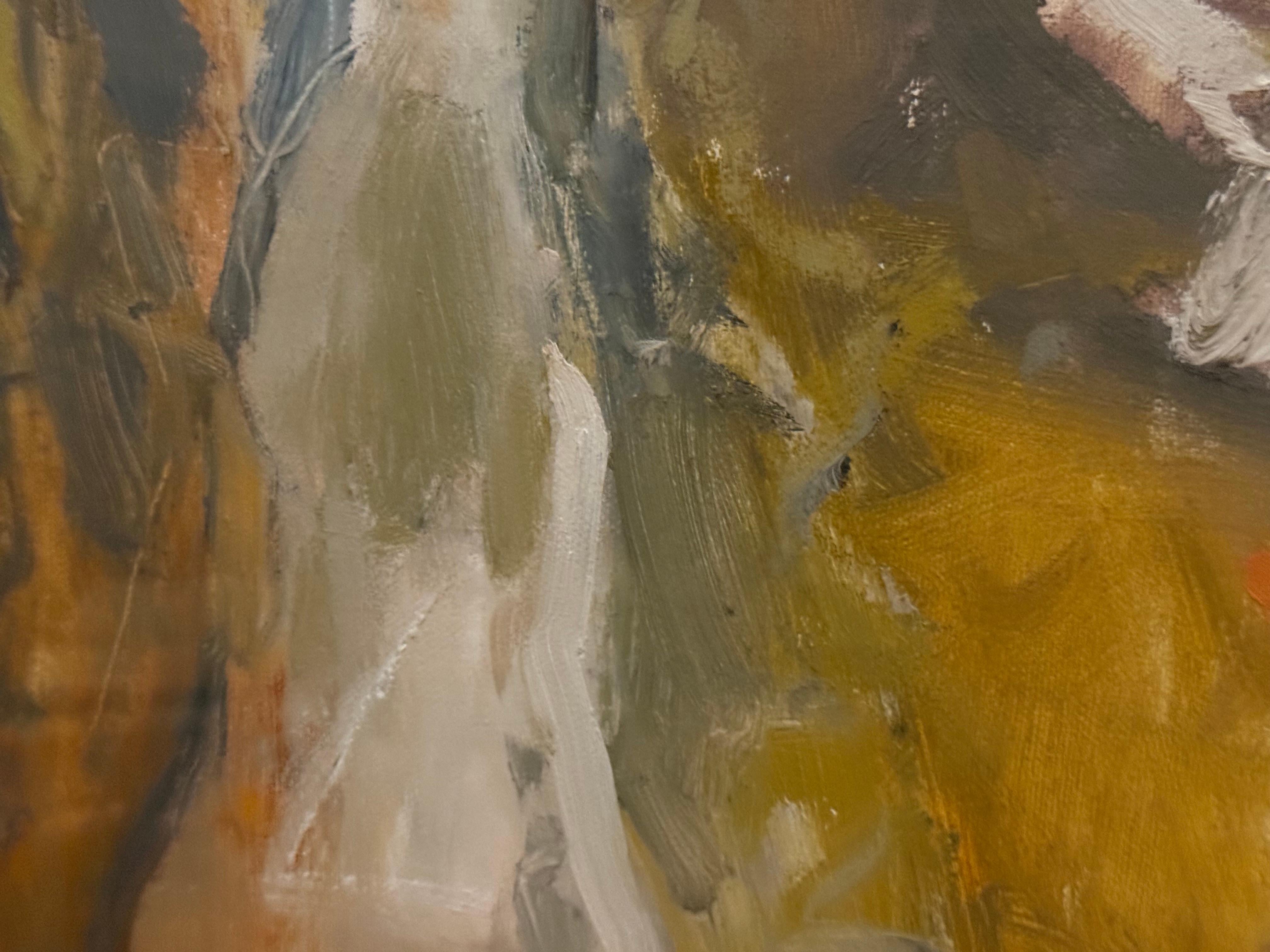 Sunflowers of Provence, Expression abstraite 20e siècle/début 21e siècle écossais en vente 10