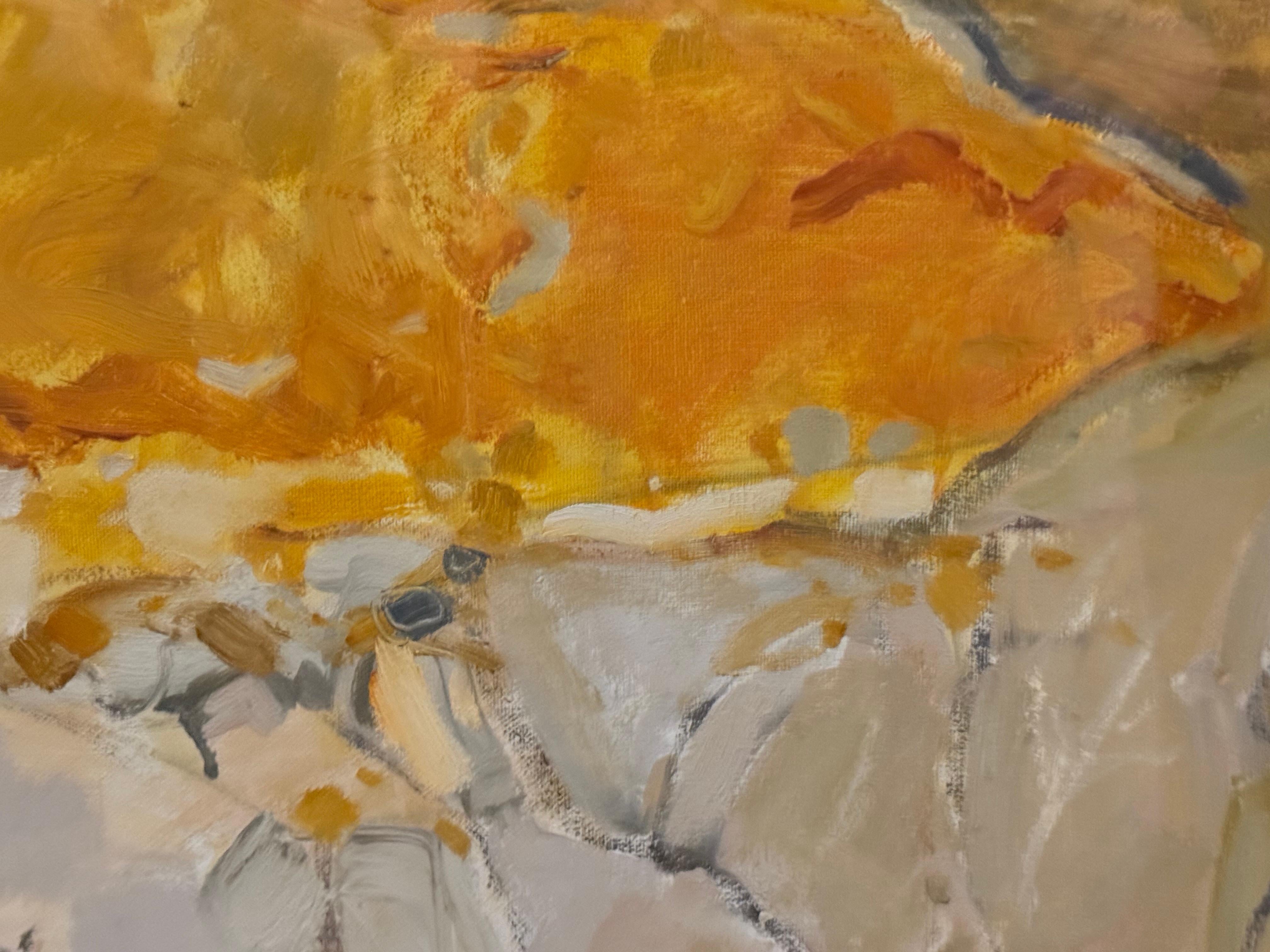 Sunflowers of Provence, Expression abstraite 20e siècle/début 21e siècle écossais en vente 11