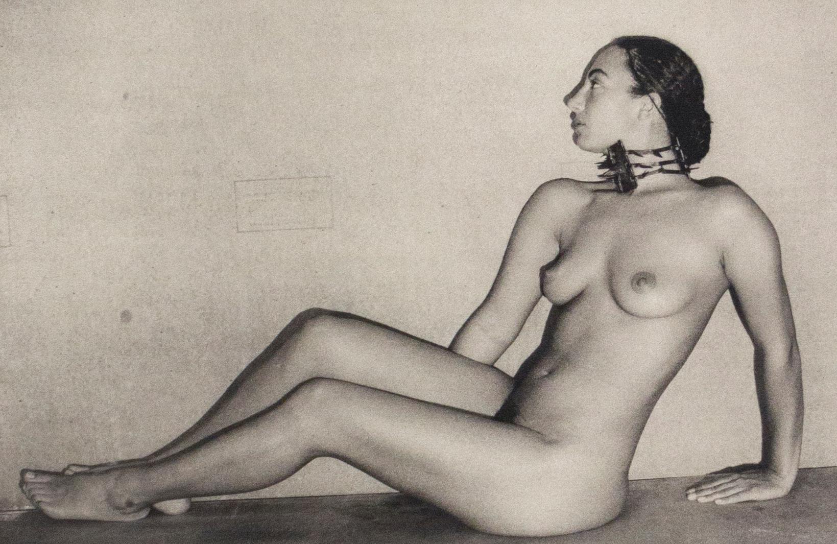 Nude with One Thing On - Photograph by Sheila Metzner