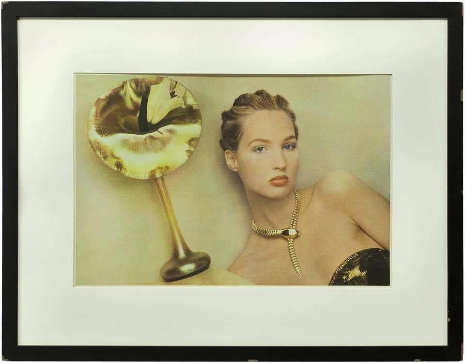 Rebecca, Tiffany Vase, Large Scale Sheila Metzner Photograph