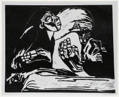 Sheila Oliner (1930-2020) - 1991 Linoldruck, Der Weg nach Basrah