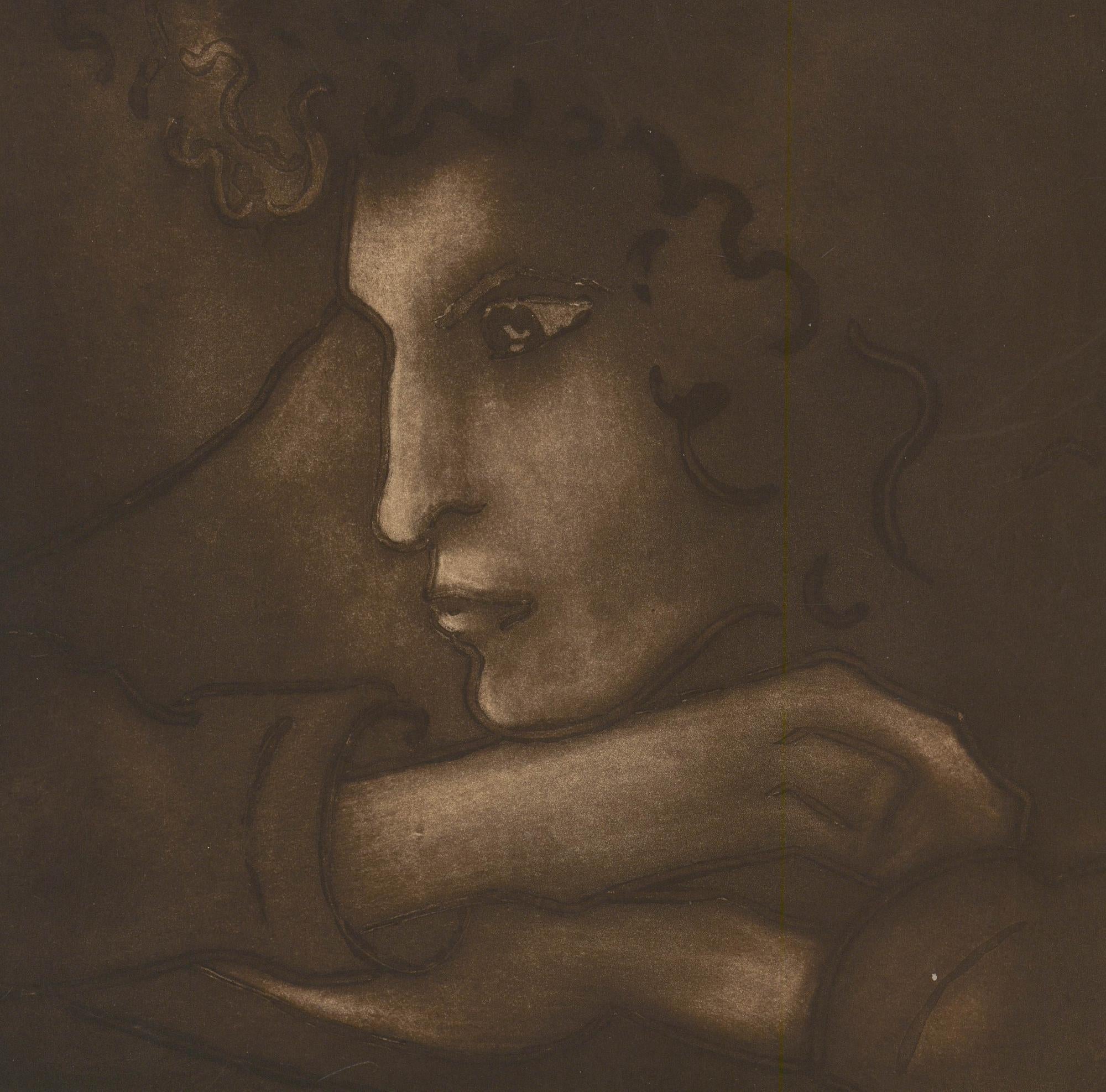 Sheila Oliner (1930-2020) - 1994 Aquatint, Rachael III For Sale 1