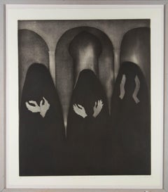 Vintage Sheila Oliner (1930-2020) - 1994 Etching, Women Who Wear Black