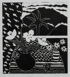 Sheila Oliner (1930-2020) - Framed Contemporary Linoprint, Zennor Hill