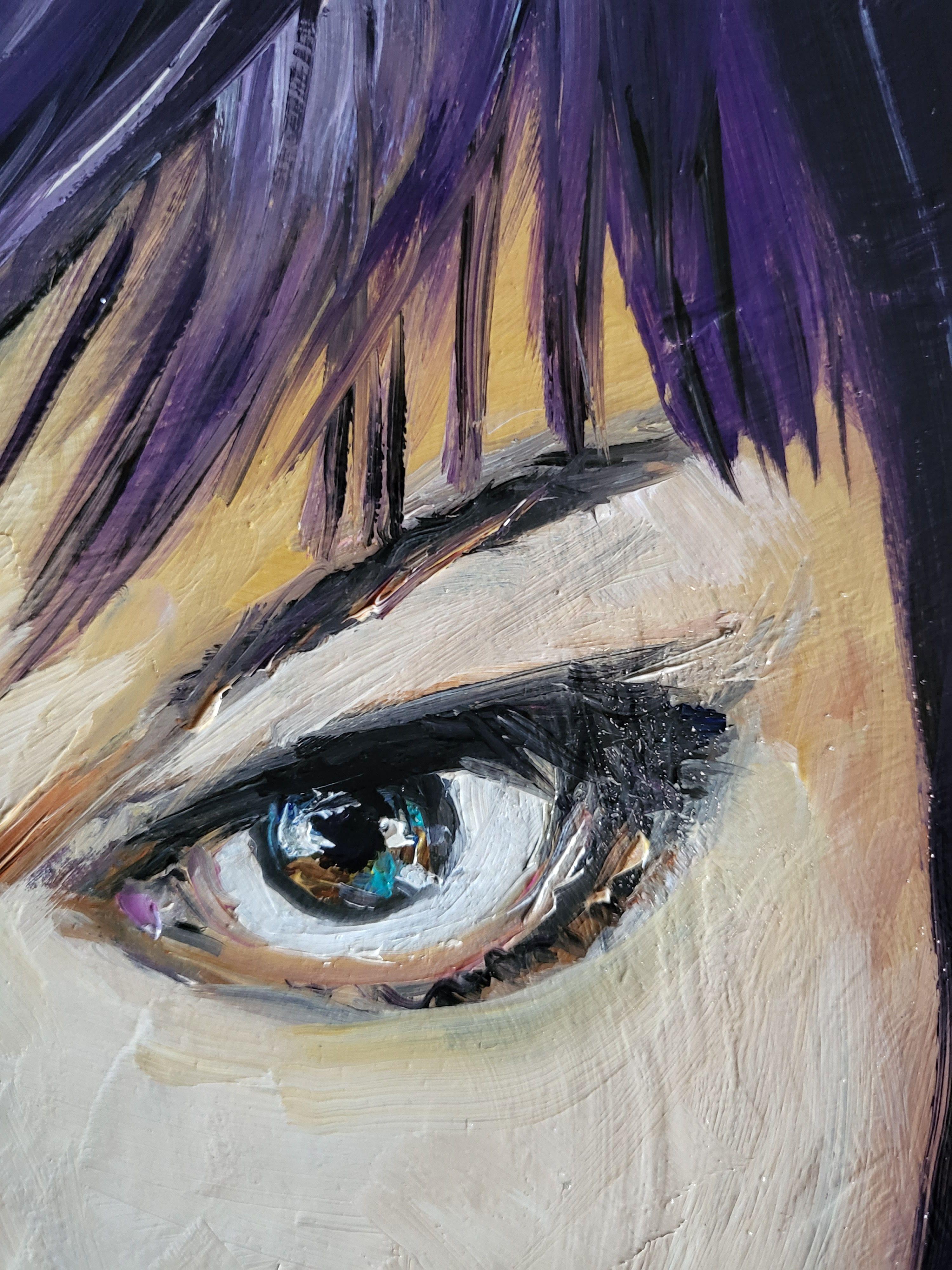 Angela II, Gemälde, Öl auf MDF-Tafel (Zeitgenössisch), Painting, von Sheila Tajima