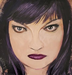 Angela II, Painting, Oil on MDF Panel