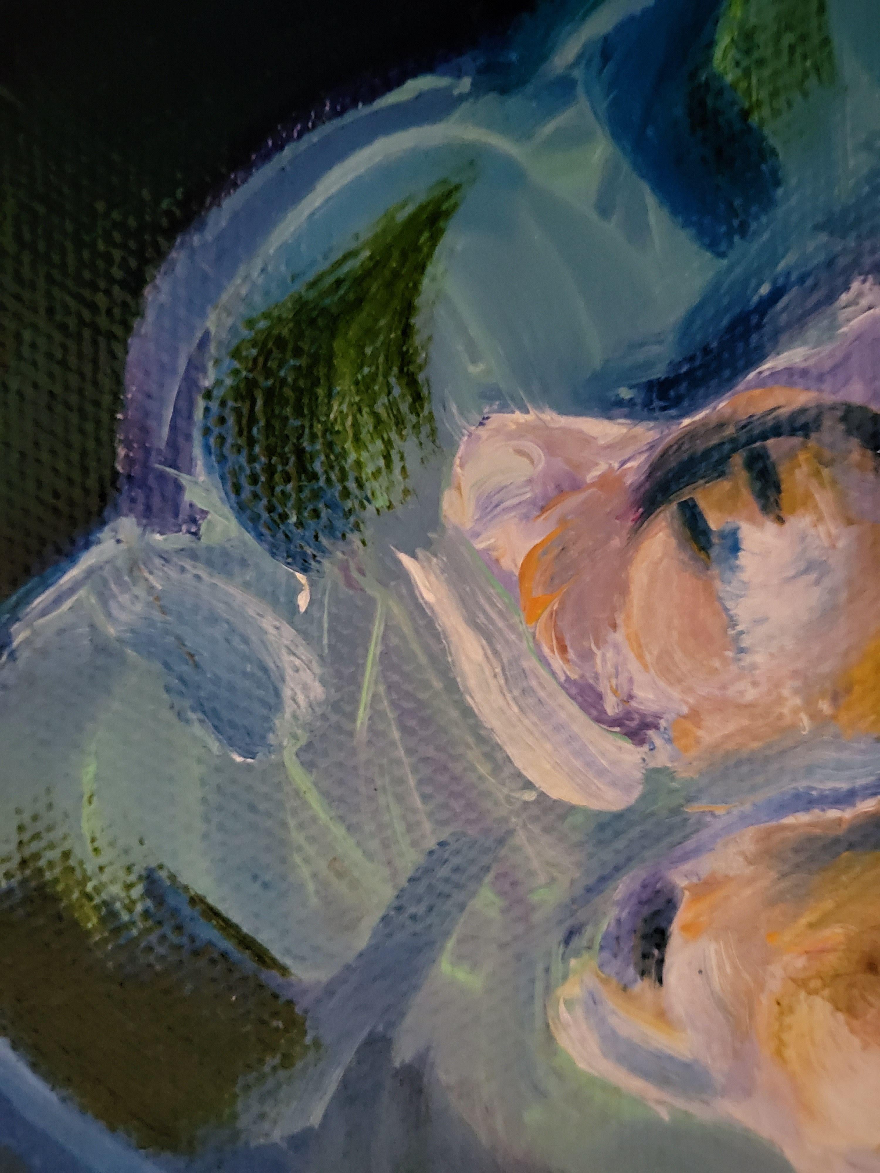 HAR Gow, Pittura, Olio su tela - Painting Contemporaneo di Sheila Tajima