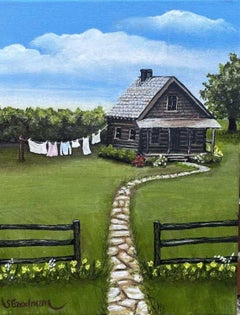 Country Scene, Oil Painting