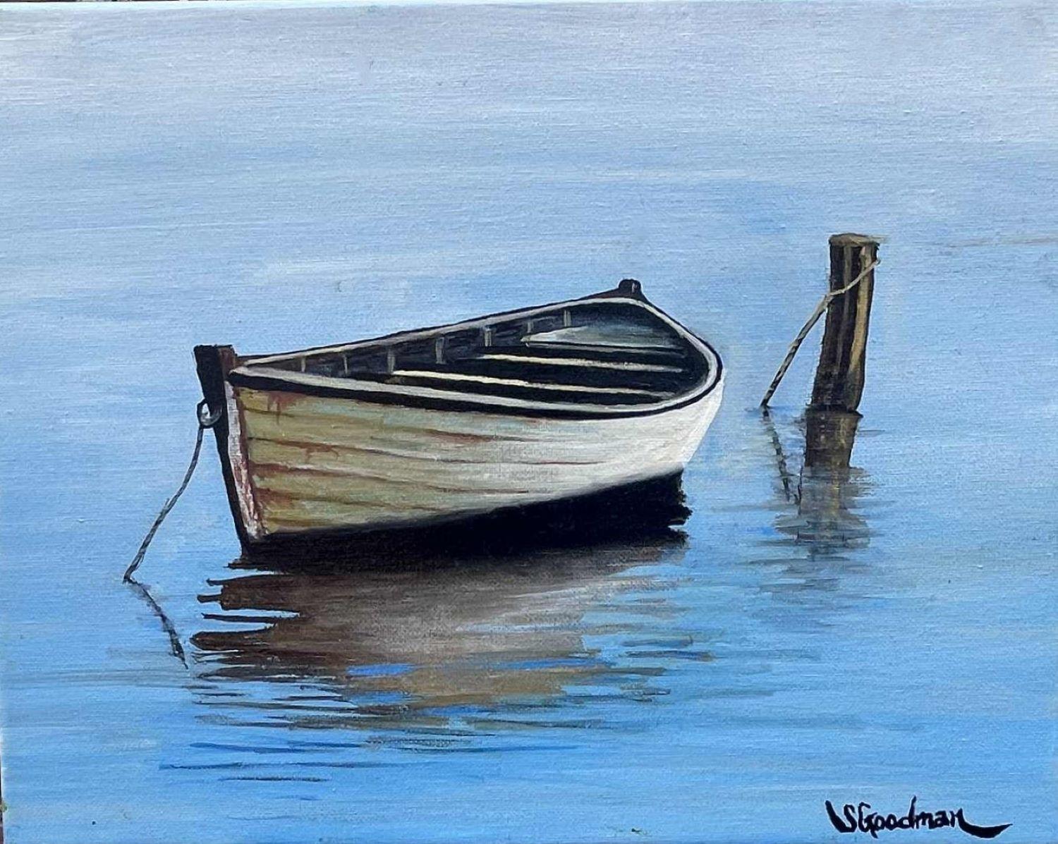 Rowboat, Oil Painting