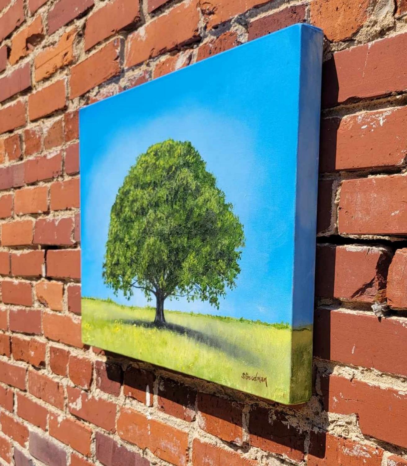 The Mighty Oak, Oil Painting - Realist Art by Shela Goodman