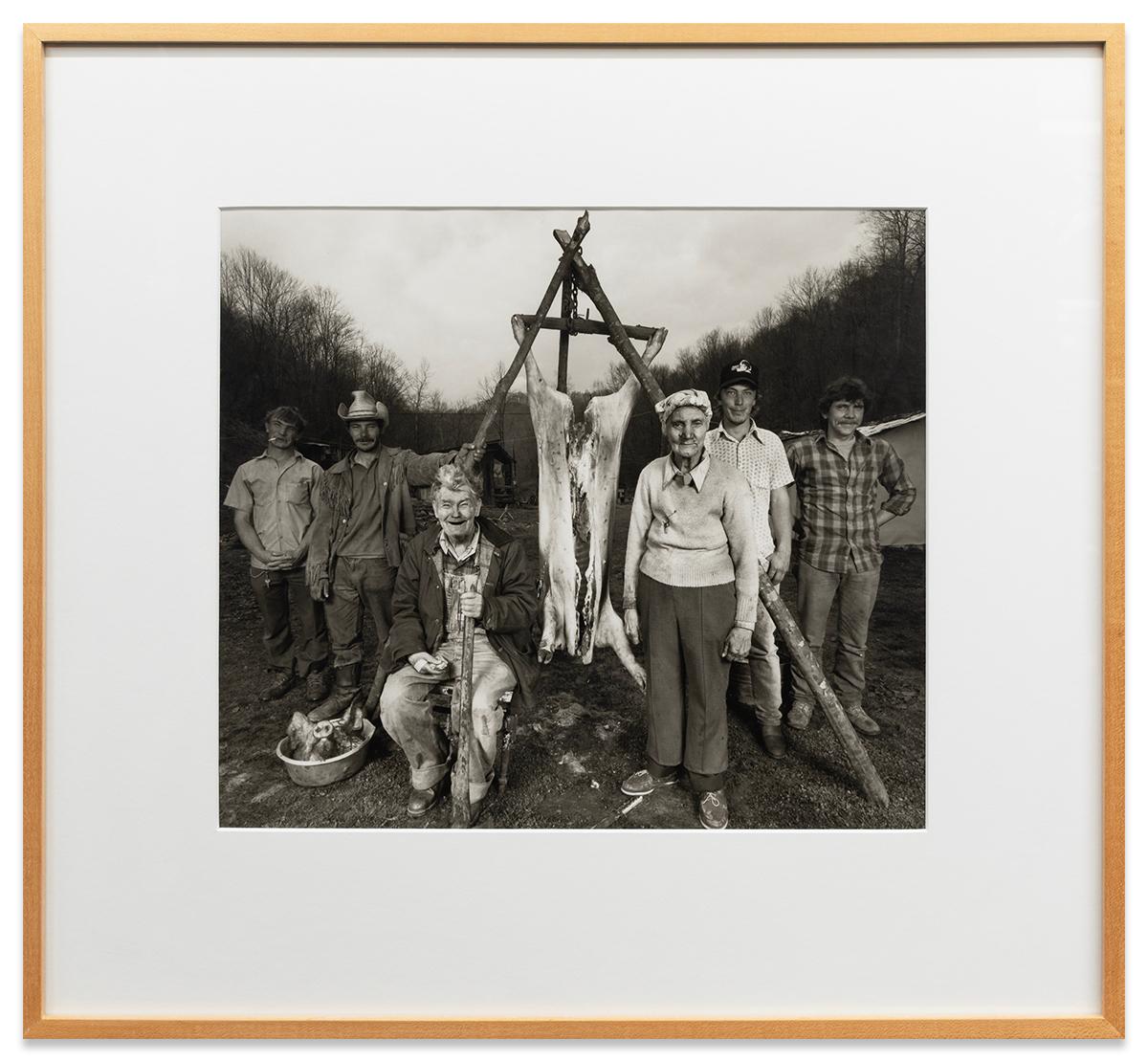 Hog Killing - Appalachia, Family, South, Black and White, Documentary
