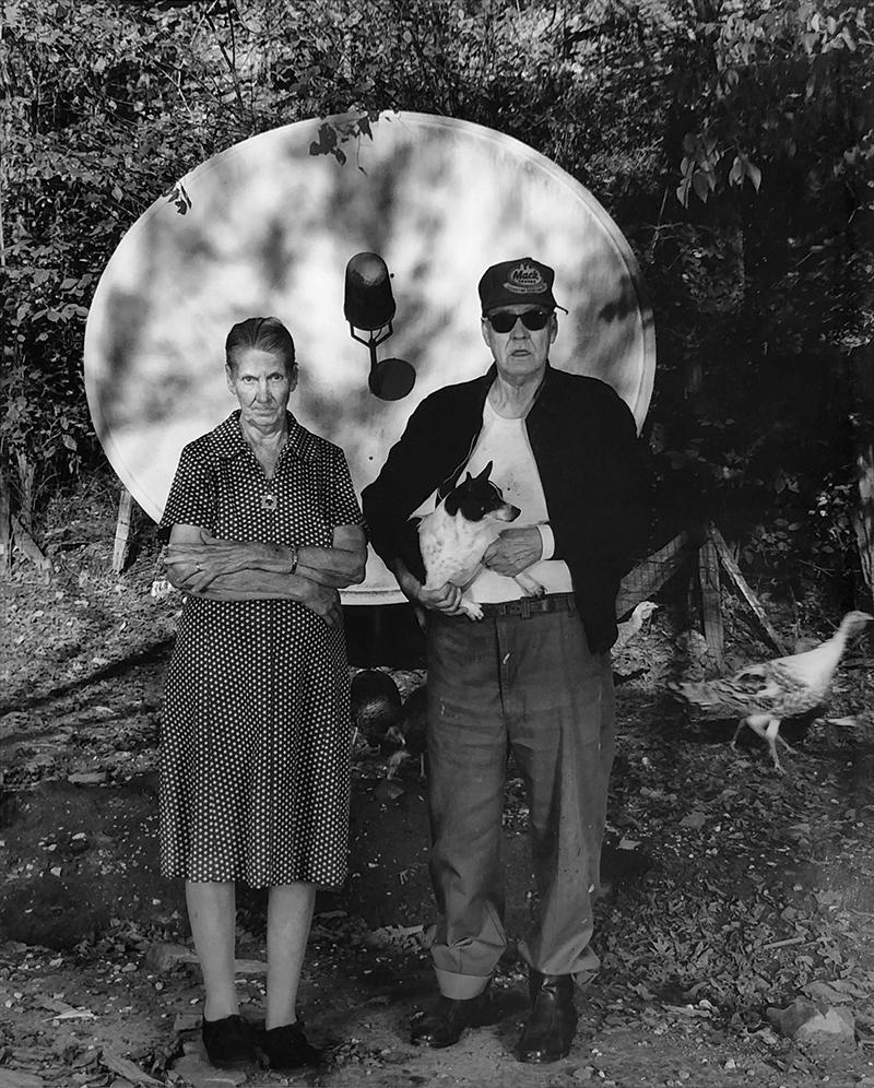Shelby Lee Adams Black and White Photograph - Peggy & Albert Campbell