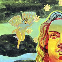 'Eleonora' - clouds - fauvism - colorful  - Greek mythology - cherub