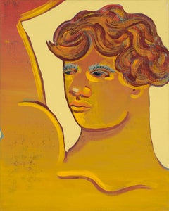 'Helios' - figurative - fauvist - colorful - portrait