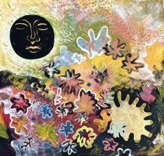 'Proserpina' - clouds - fauvism - colorful  - Greek mythology - sun - floral