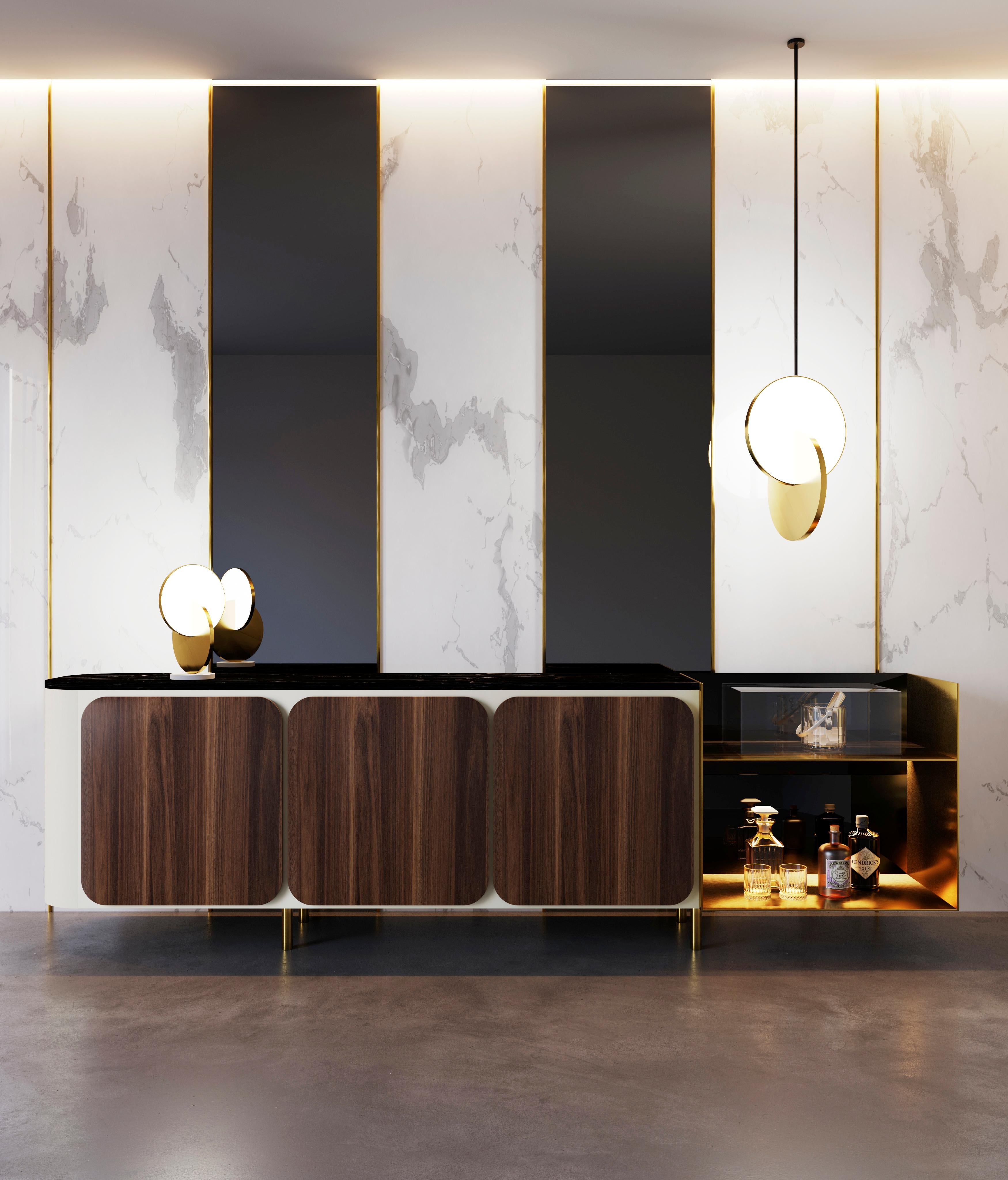 Shelby Sideboard, Portuguese 21st Century Contemporary In New Condition For Sale In Sobrosa, 13
