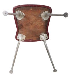 Sedia in alluminio fuso e vinile The Shelby Williams Gazelle, 1960 ca.