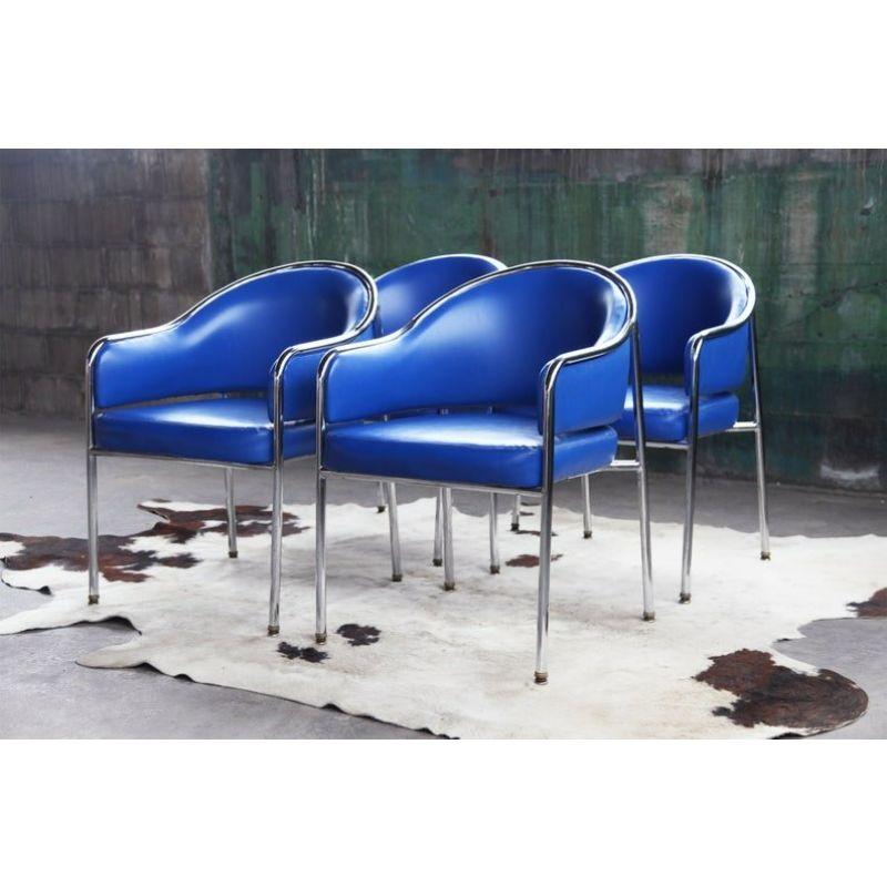 royal blue armchair