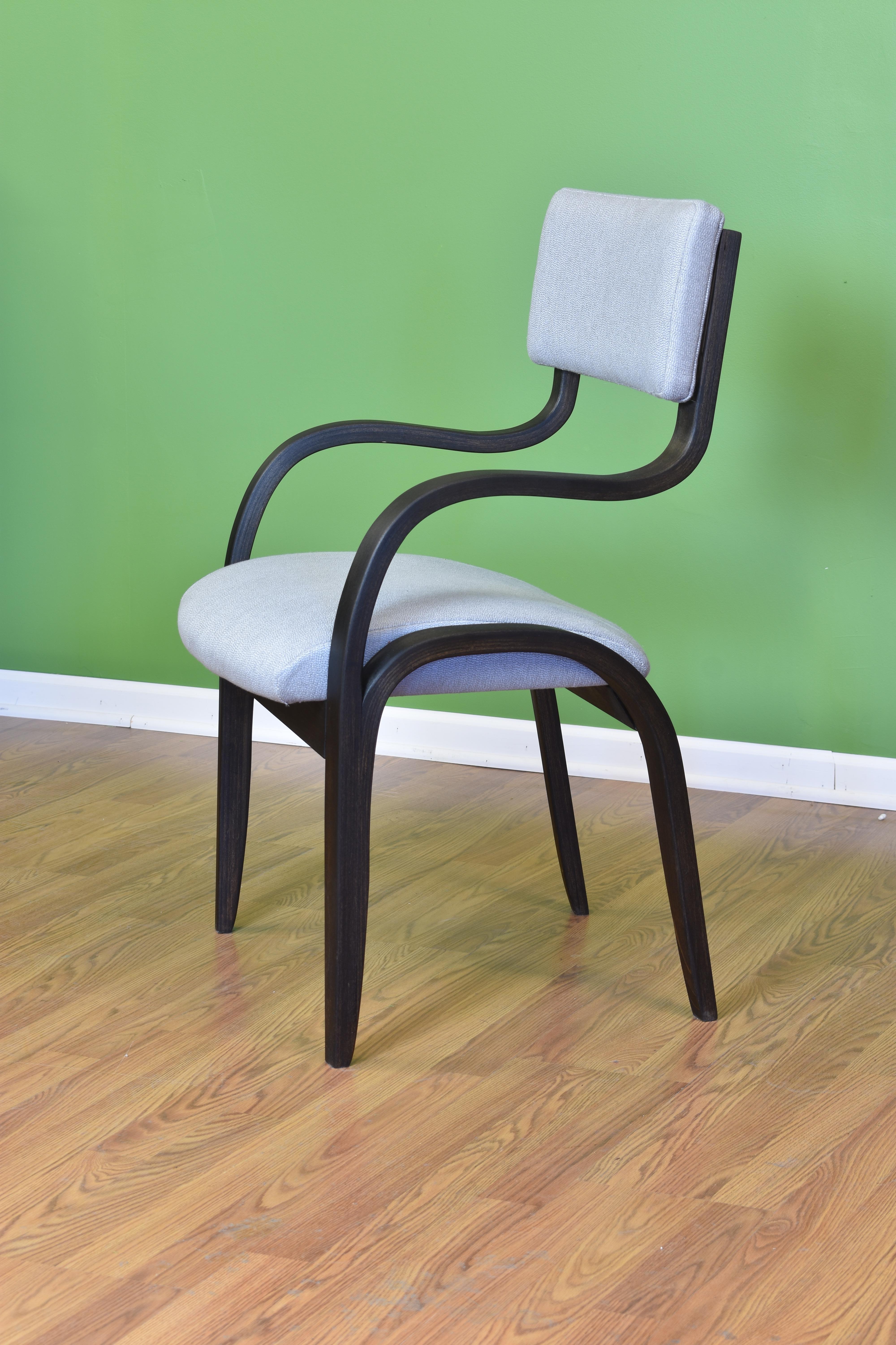 This dining chair is constructed using the bent lamination processes. The back flexes when leaned upon for extreme ergonomic comfort. Strong and Sturdy. Graceful curved parts makes for an elegant look and feel.
All our work is original, signed,
