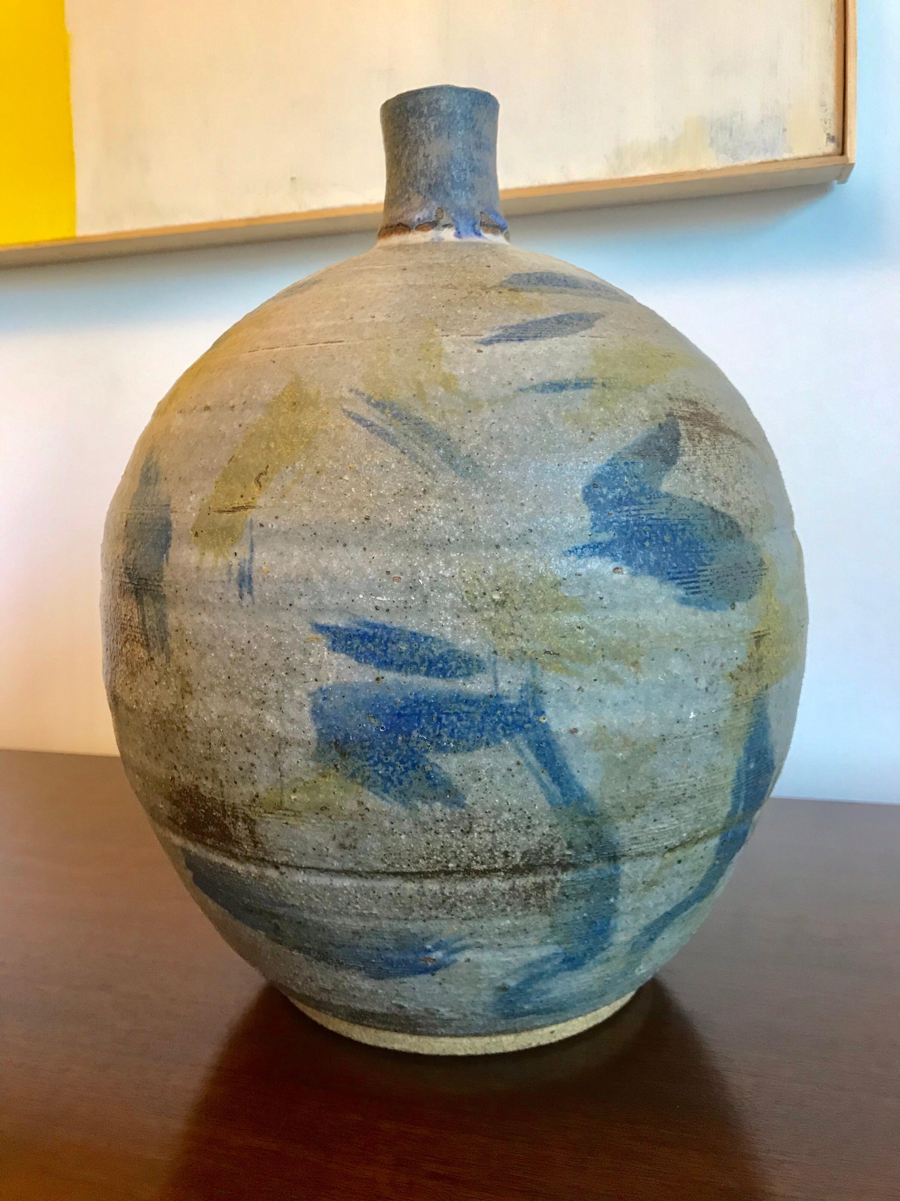 20th Century Sheldon Kaganoff Studio Pottery Vase
