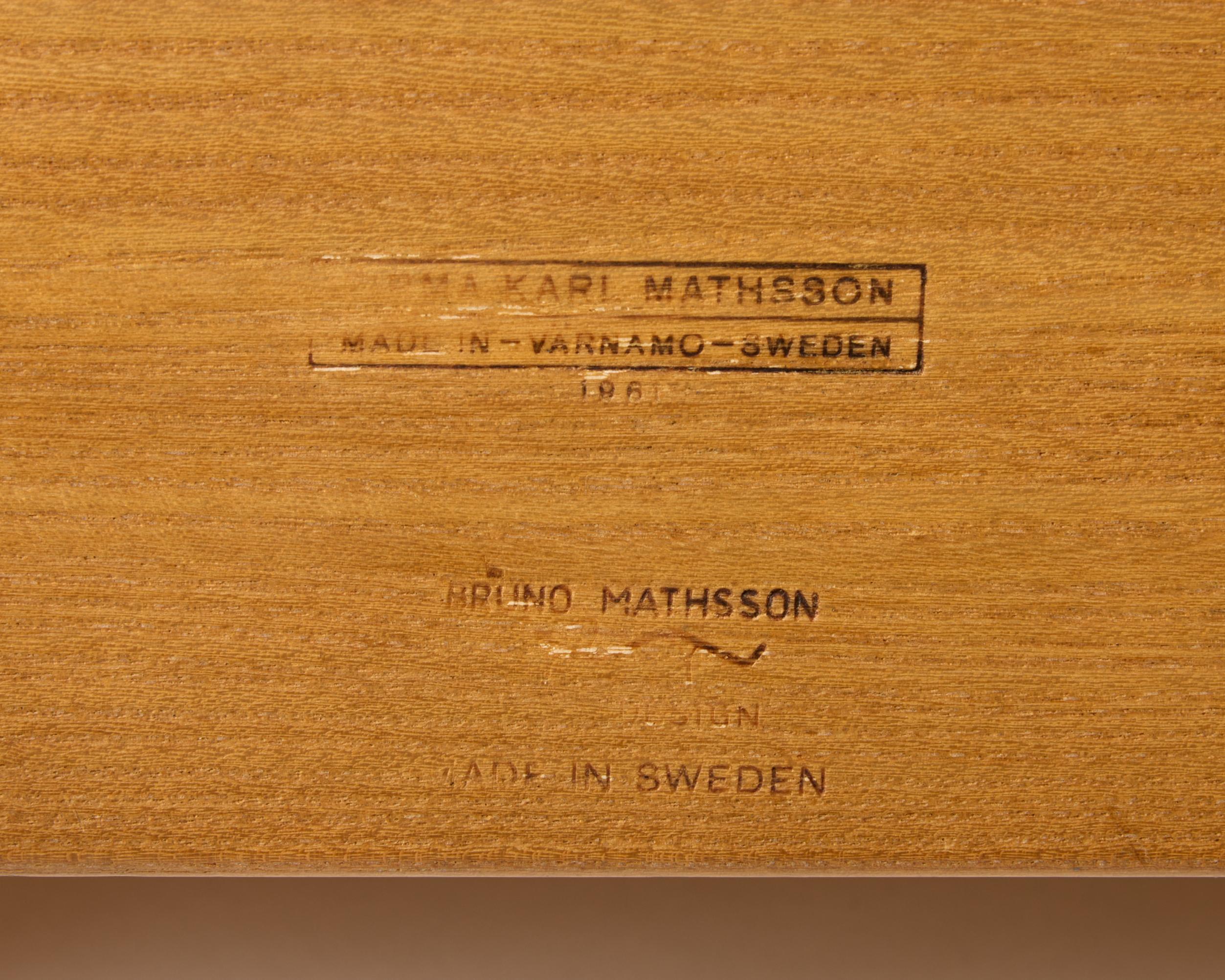 Shelf ‘Book crib’ designed by Bruno Mathsson for Firma Karl Mathsson, 1961 For Sale 2