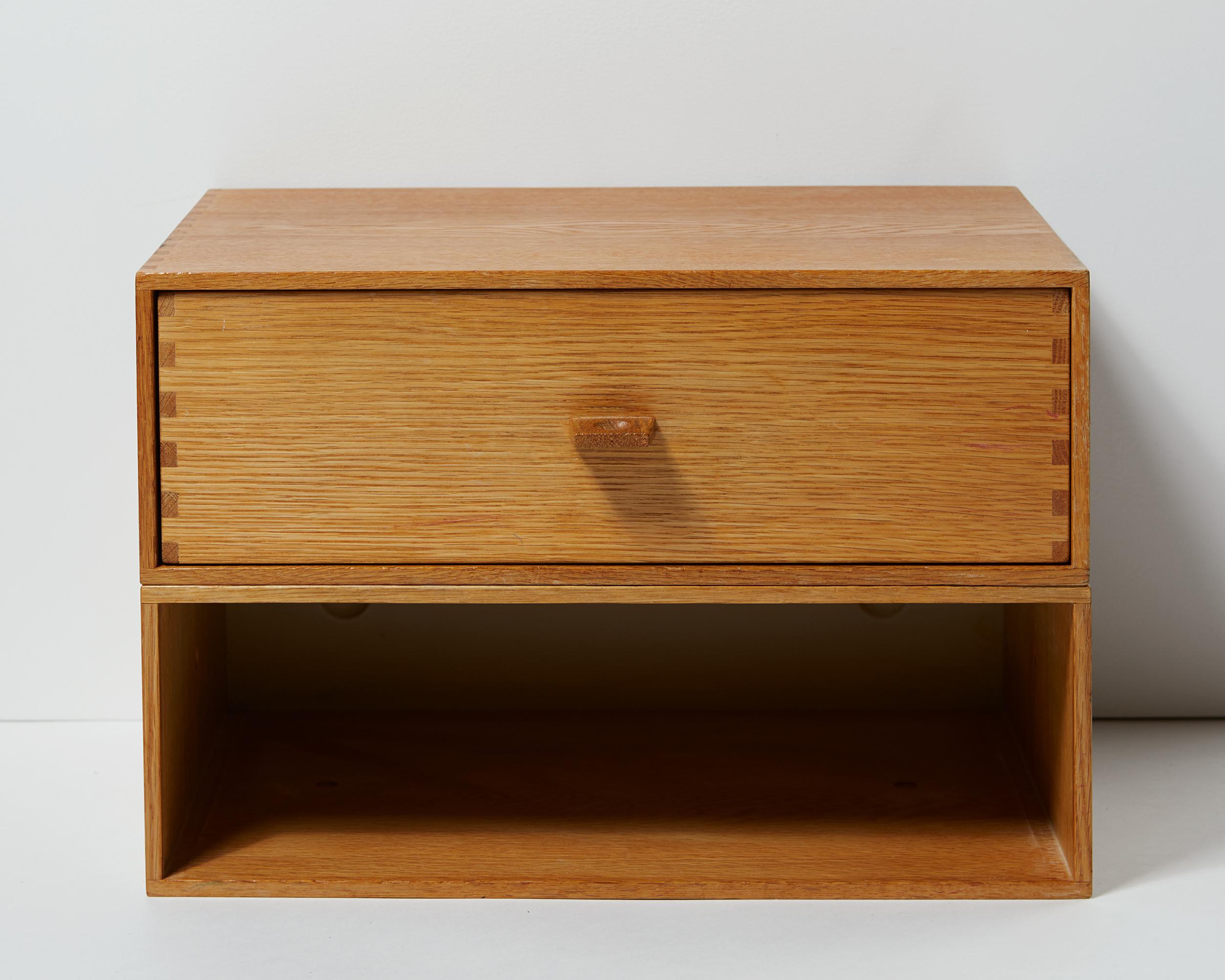 Oak Shelf Designed by Uno and Östen Kristiansson for Luxus, Sweden, 1960s