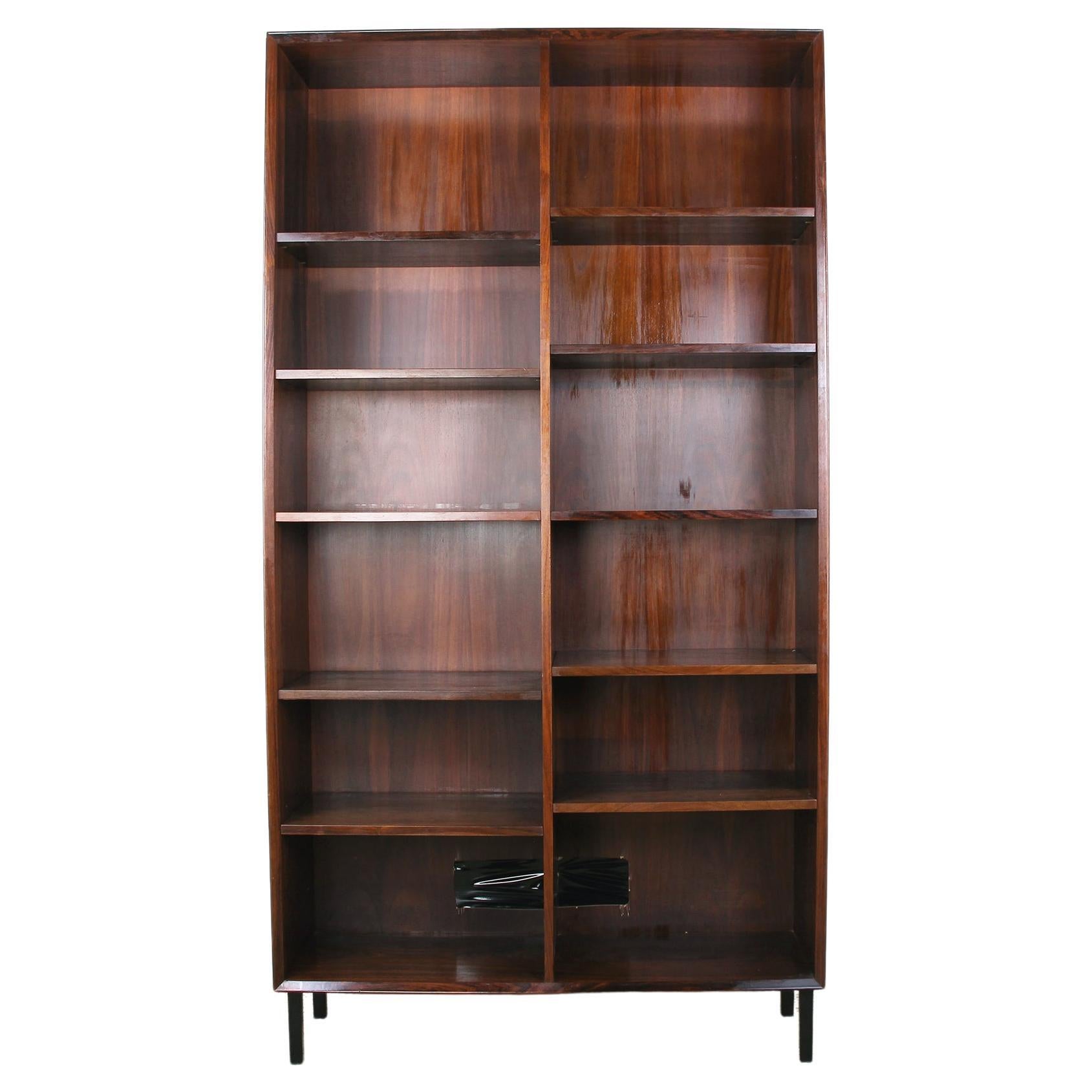 Shelf, High Danish Bookcase in Rosewood by Erik Brouer, 1960