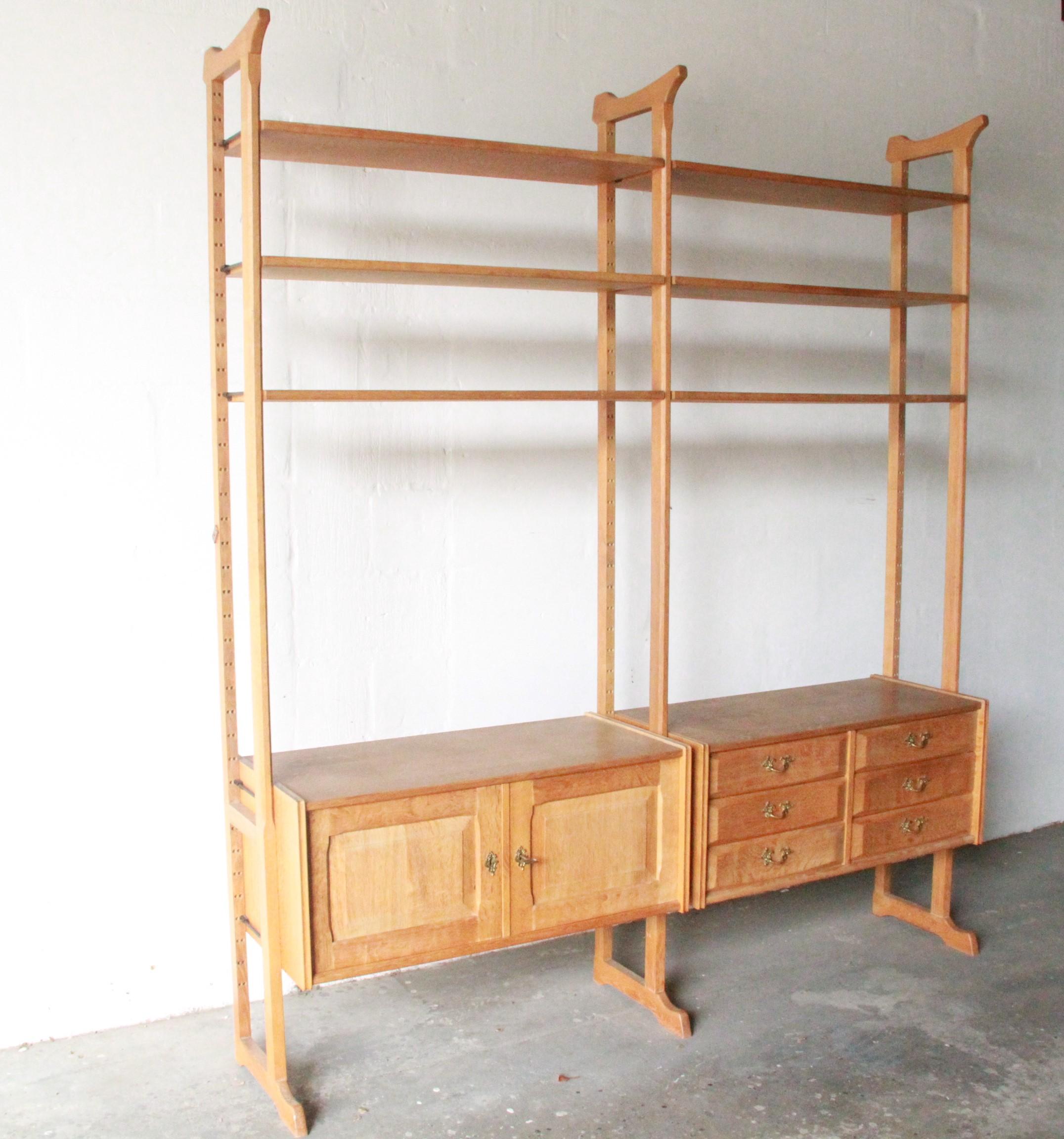 Shelf System Attr. to Henning Kjærnulf, Oak Danish 8