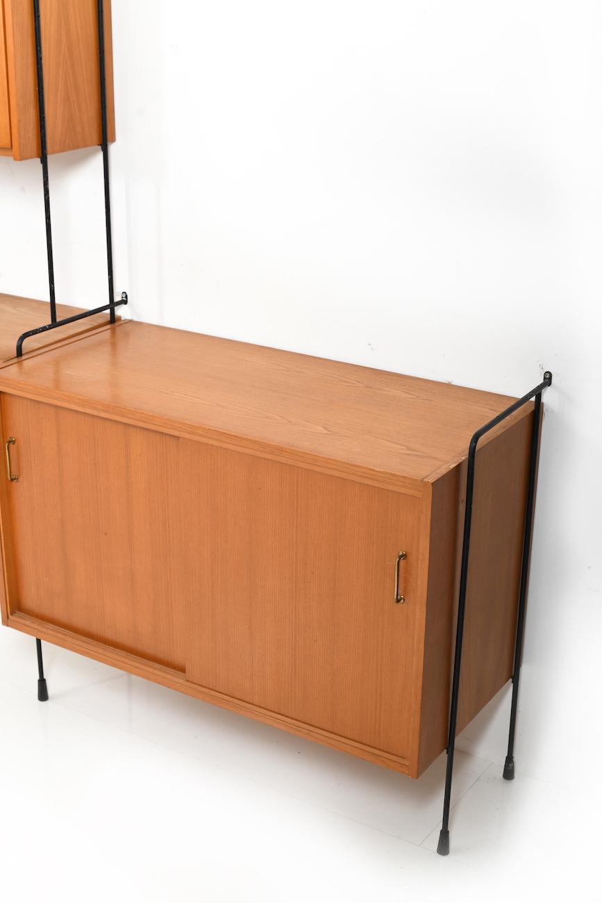 Shelf System Model Omnia in Ash by Ernst Dieter Hilker, 1960s For Sale 4
