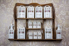 Shelf with Faience Kitchen Containers, the 1930s