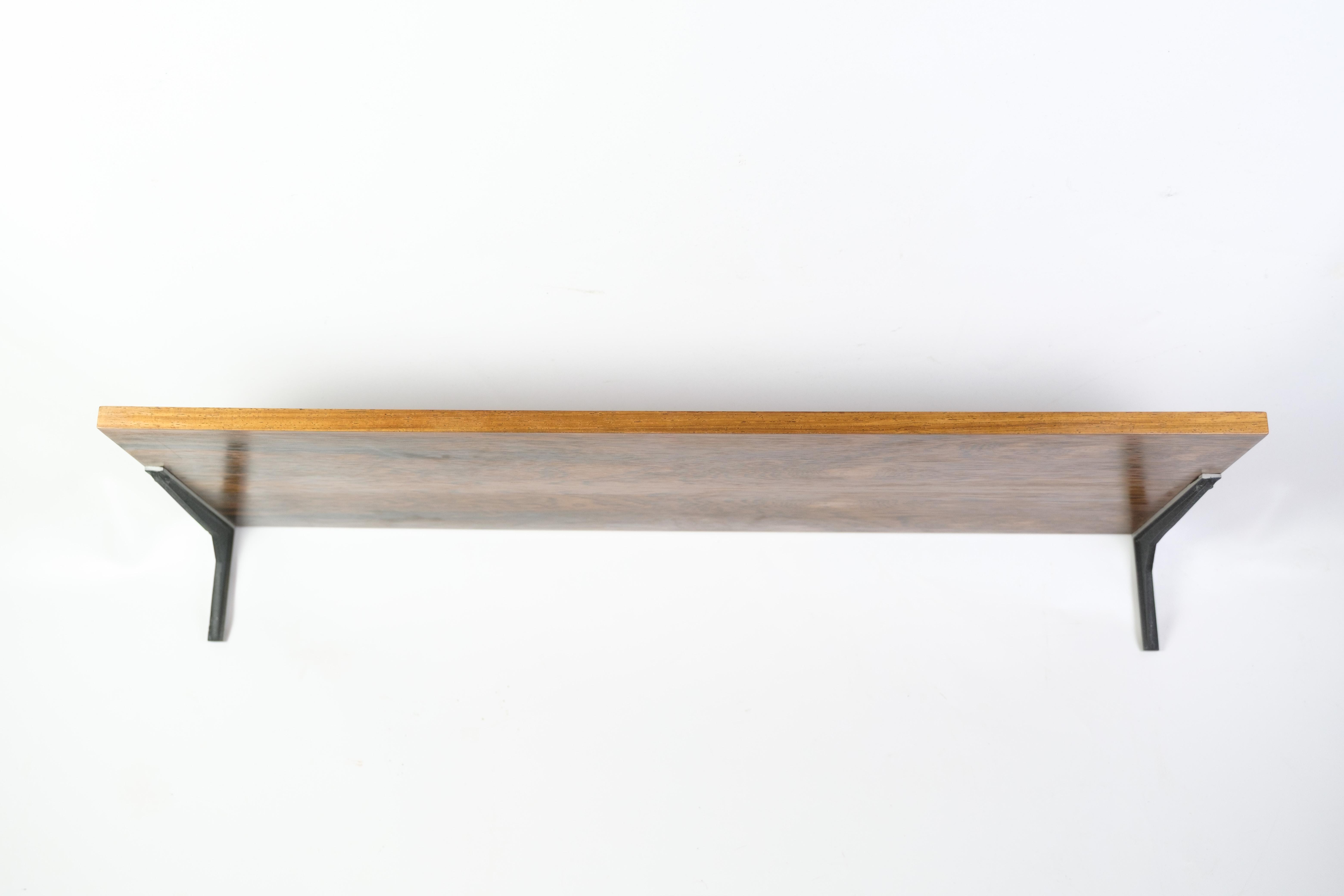Danish Shelf With Suspension Model Excellent In Rosewood By Albert Hansen From 1960s For Sale