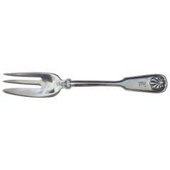 Shell and Thread by Tiffany and Co Sterling Silver Caviar Fork 3-Tine