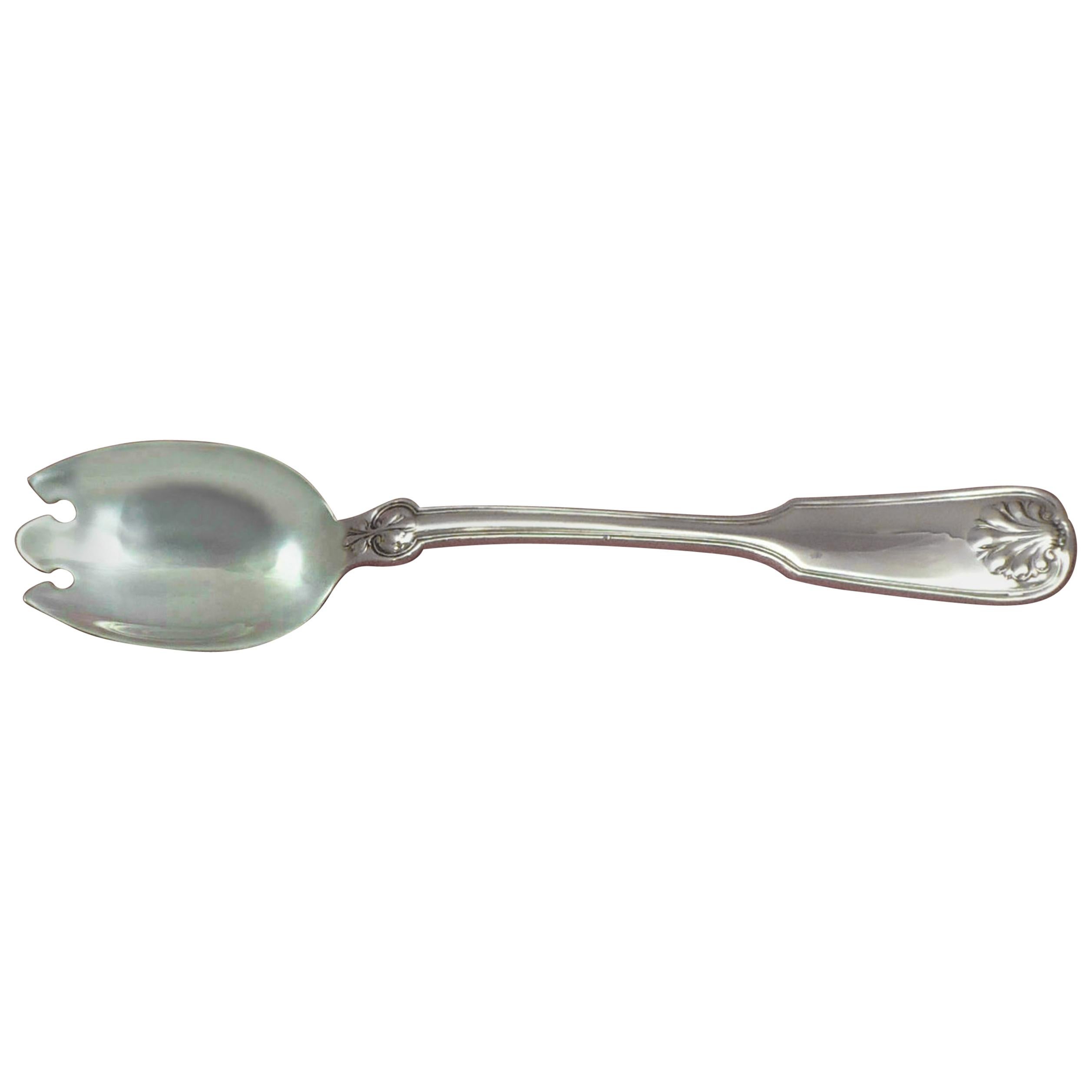 Shell and Thread by Tiffany and Co Sterling Silver Ice Cream Dessert Fork Custom