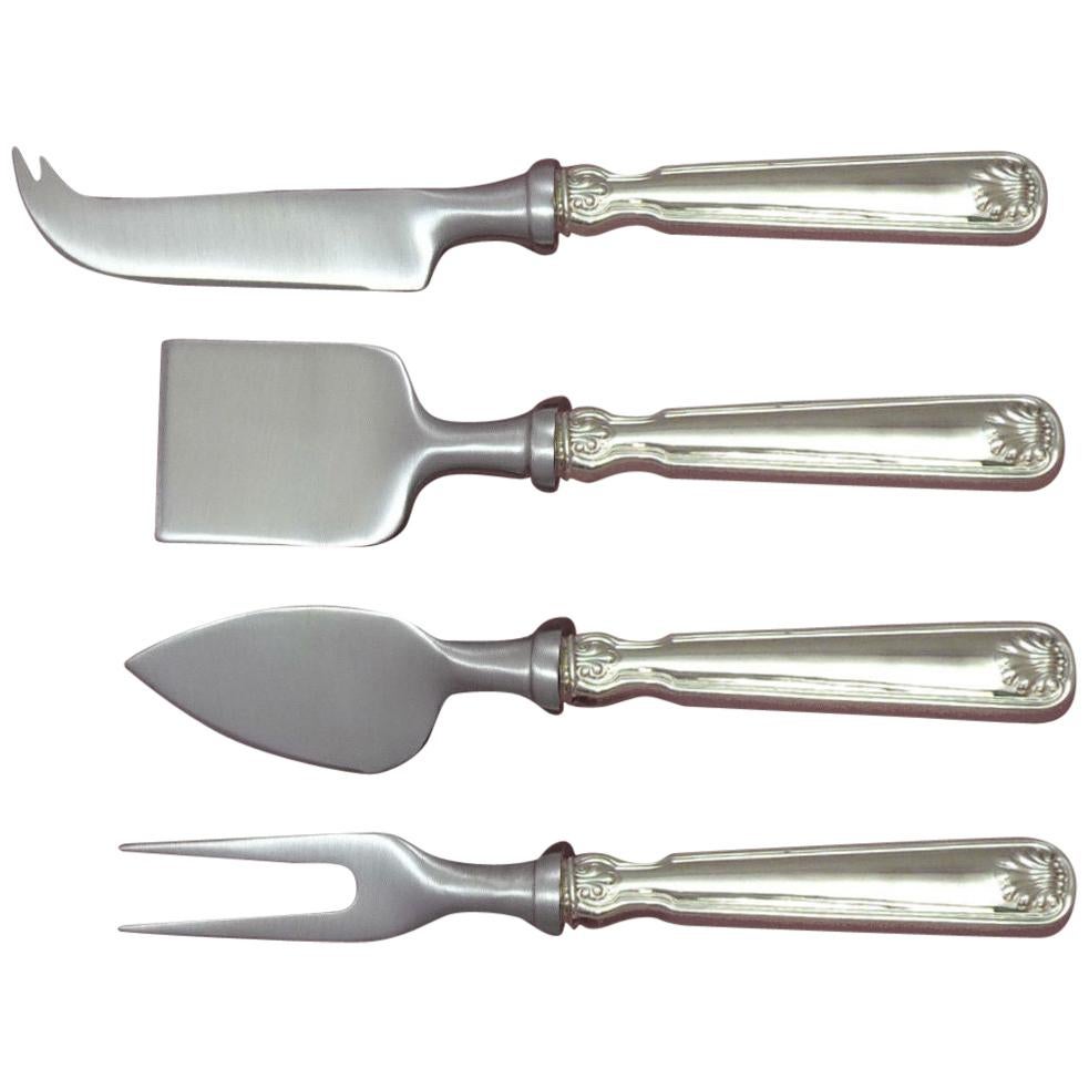 Tiffany and Co Sterling Silver 1905 Shell and Thread Pattern Cheese