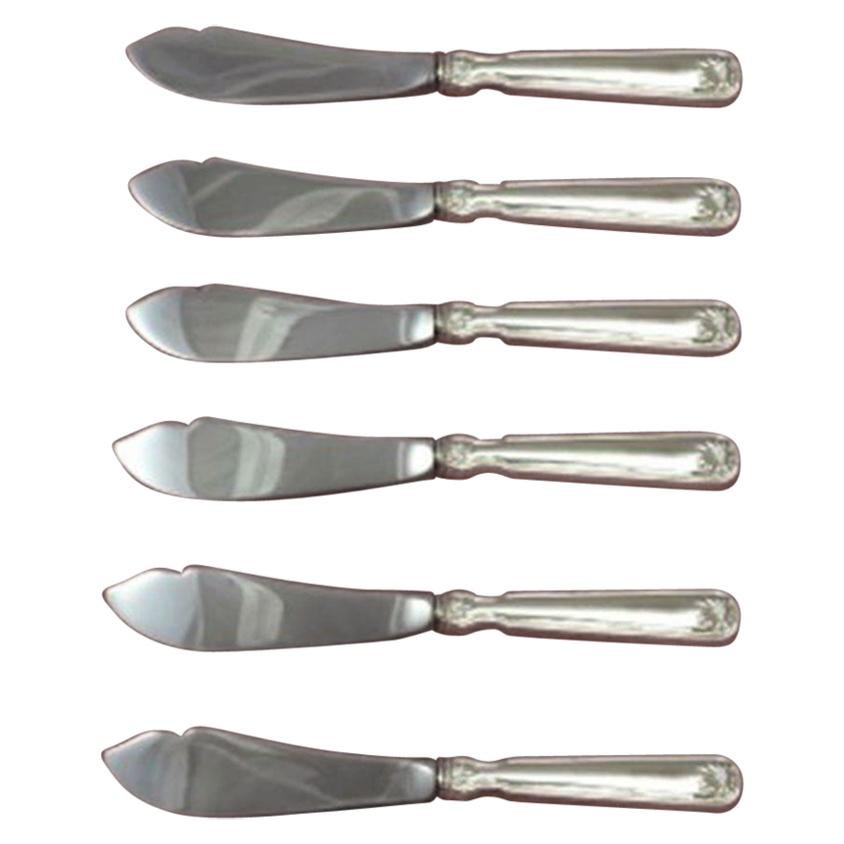 Shell and Thread by Tiffany and Co. Sterling Silver Trout Knife Set 6