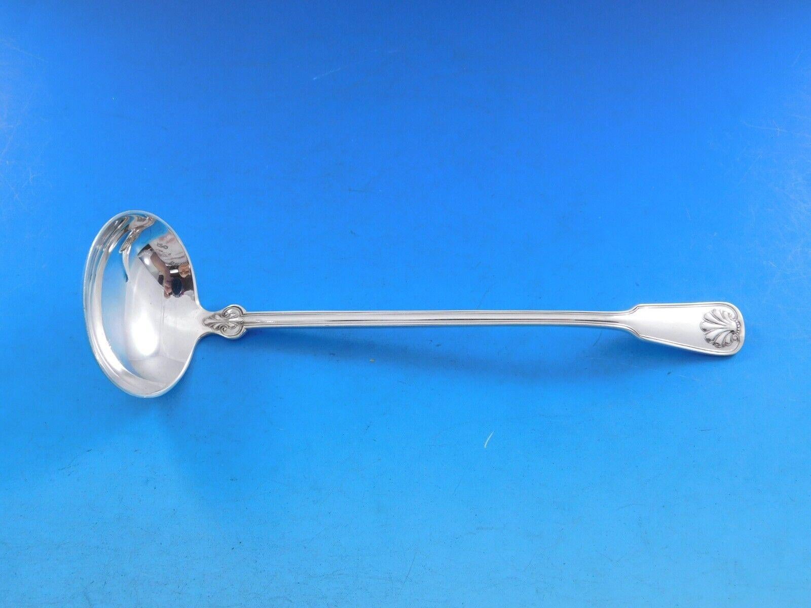 Set di posate in argento Sterling Shell and Thread by Tiffany 8 Servizio 88 pezzi Cena in vendita 6