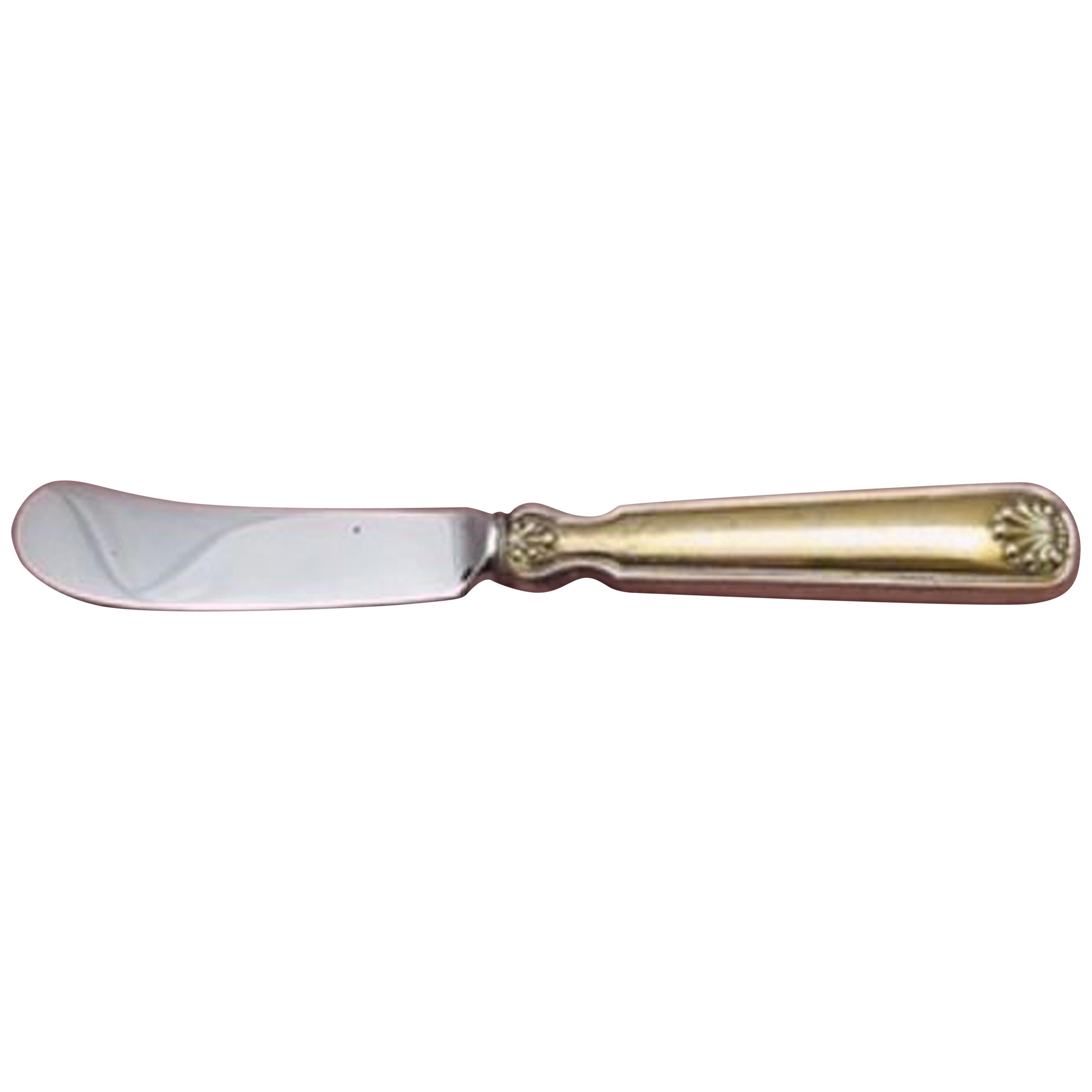 Shell and Thread Vermeil by Tiffany & Co. Sterling Silver Butter Spreader HH