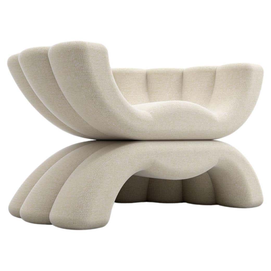 Shell Armchair - Modern White Armchair For Sale at 1stDibs