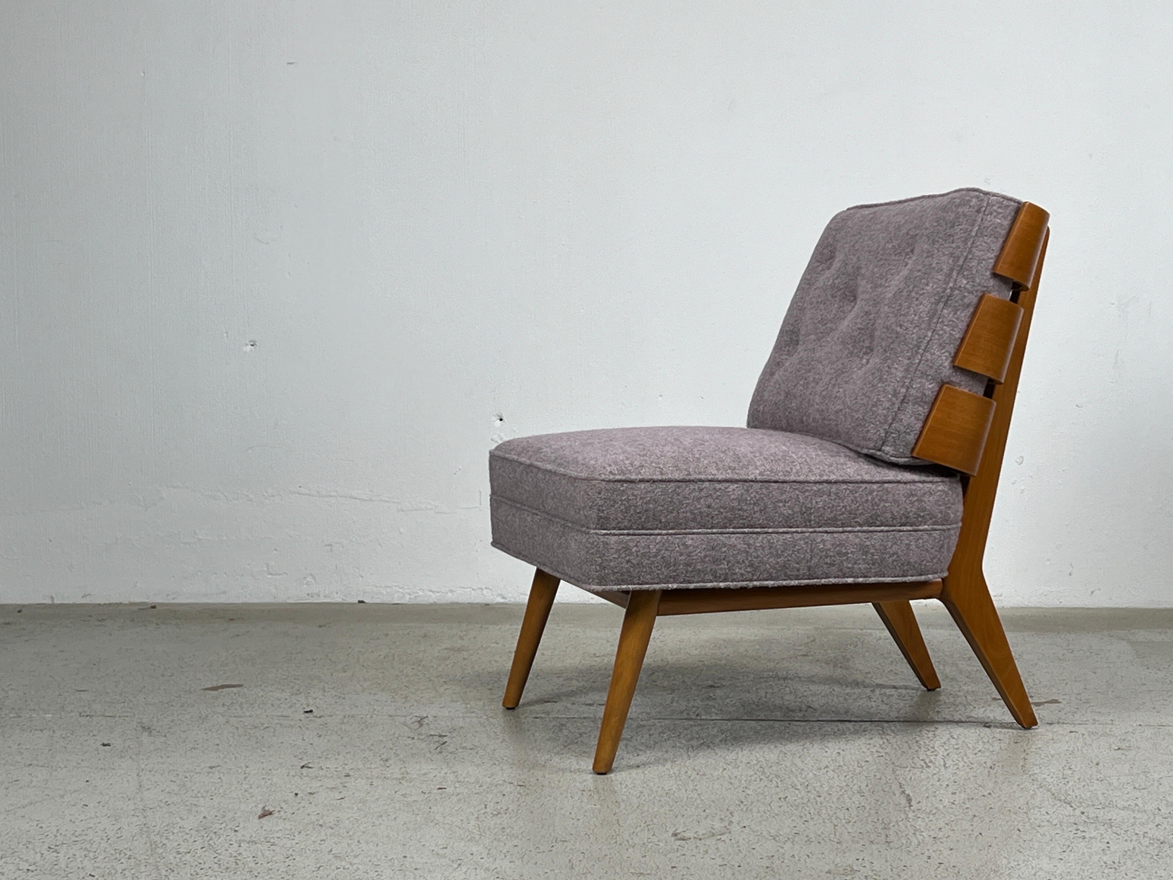 Shell Back Lounge Chair by T.H. Robsjohn-Gibbings For Sale 5