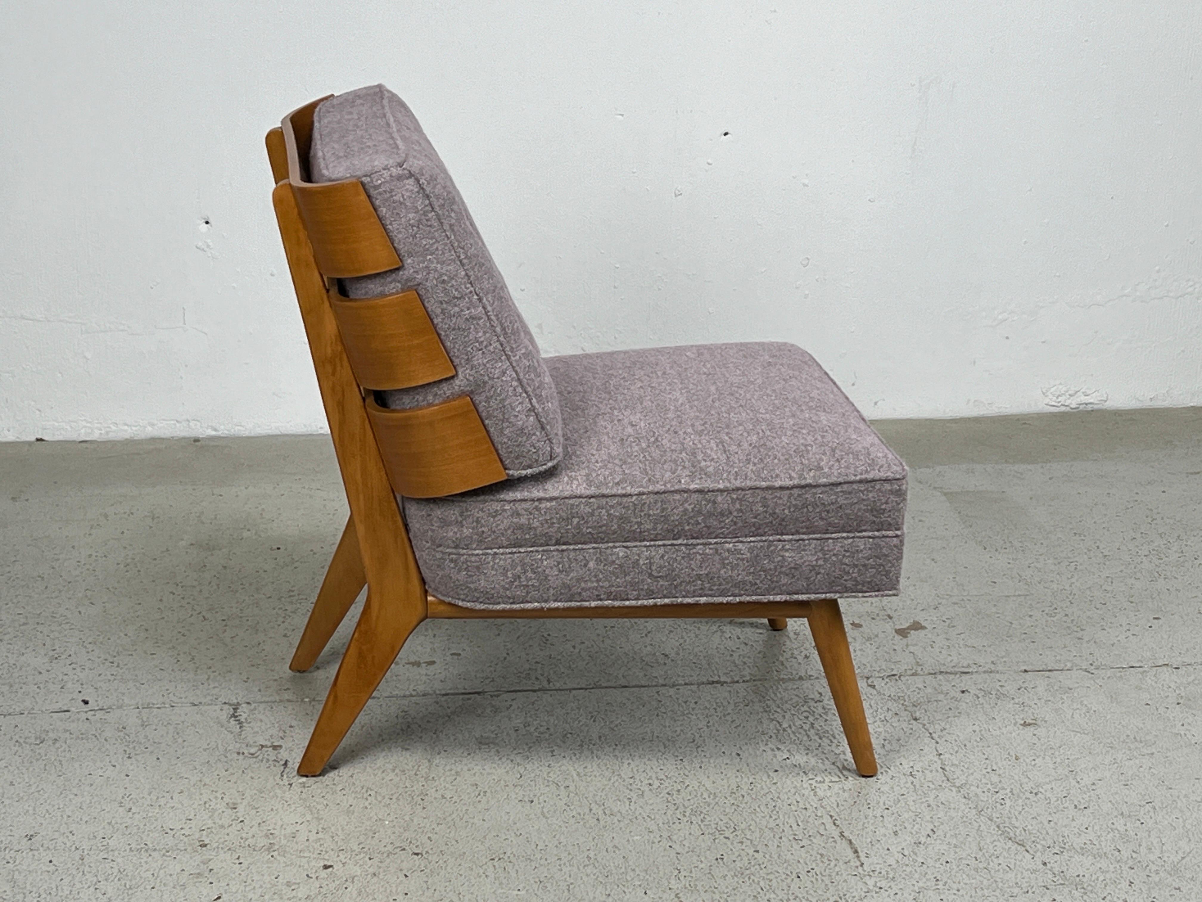 Shell Back Lounge Chair by T.H. Robsjohn-Gibbings For Sale 1