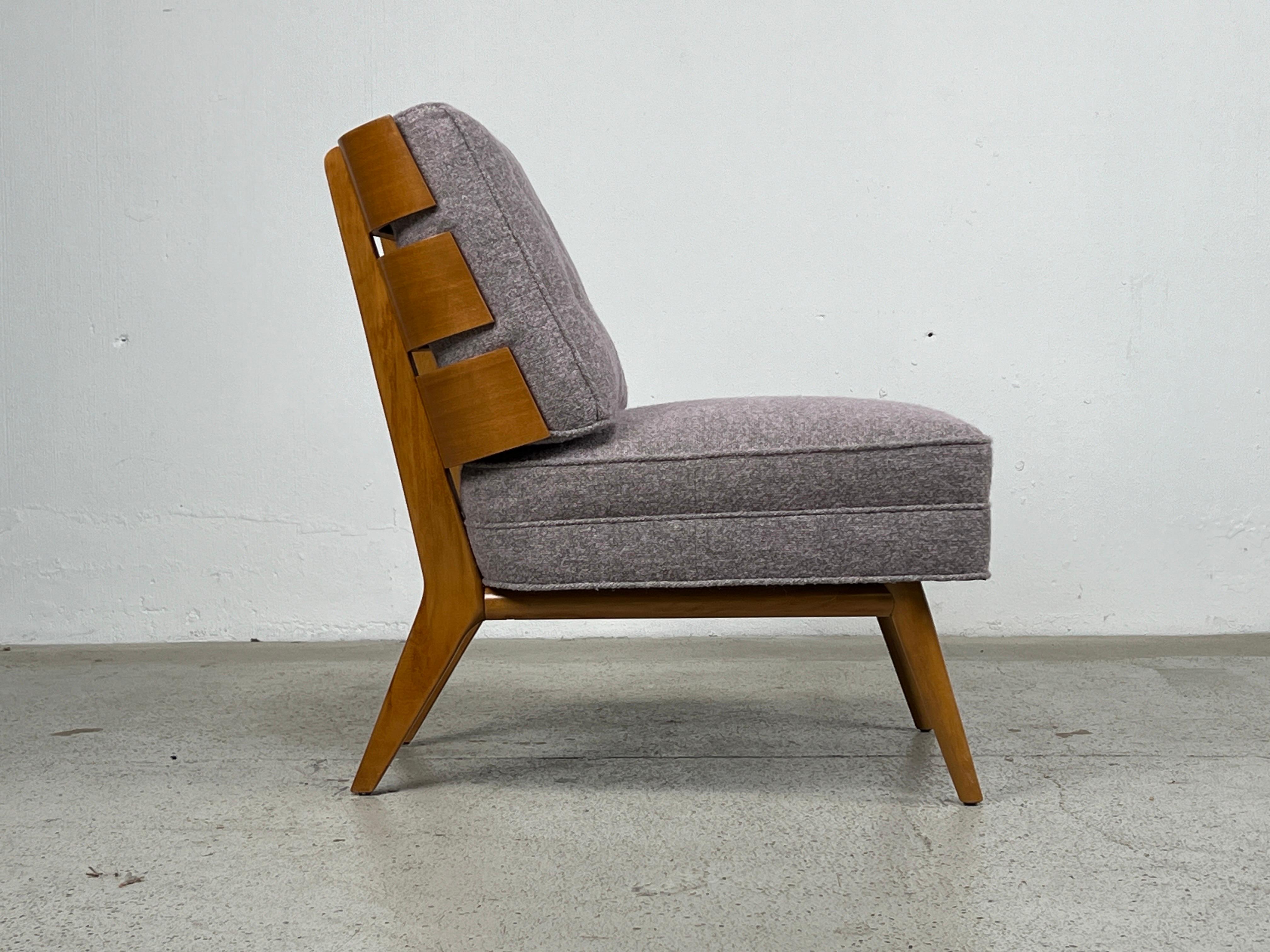 Shell Back Lounge Chair by T.H. Robsjohn-Gibbings For Sale 2