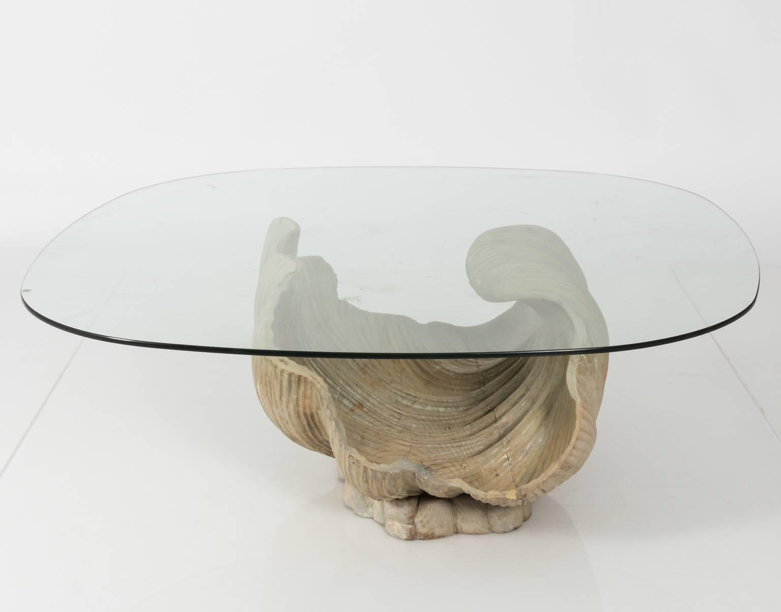 sea shell coffee table
