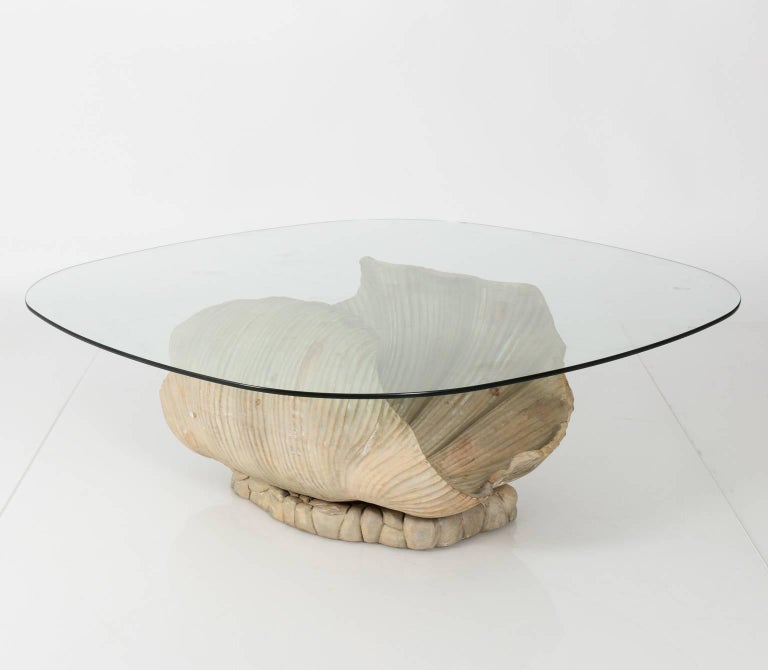 Shell Base Coffee Table at 1stDibs