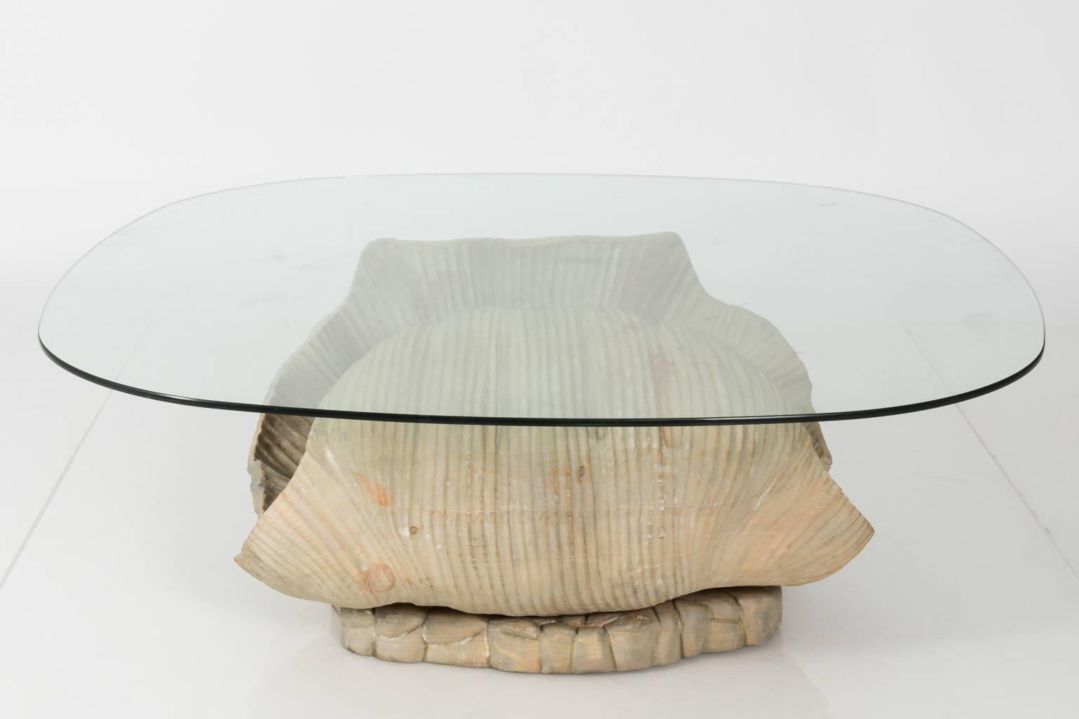 20th Century Shell Base Coffee Table