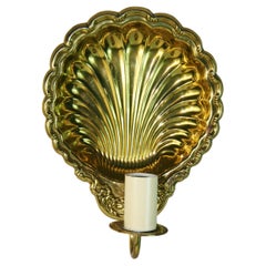 Shell Messing Wandleuchter ( 3 Pieces verfügbar)
