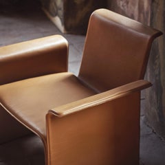 Shell Sillón de cuero marrón STUDIOPEPE by Exteta