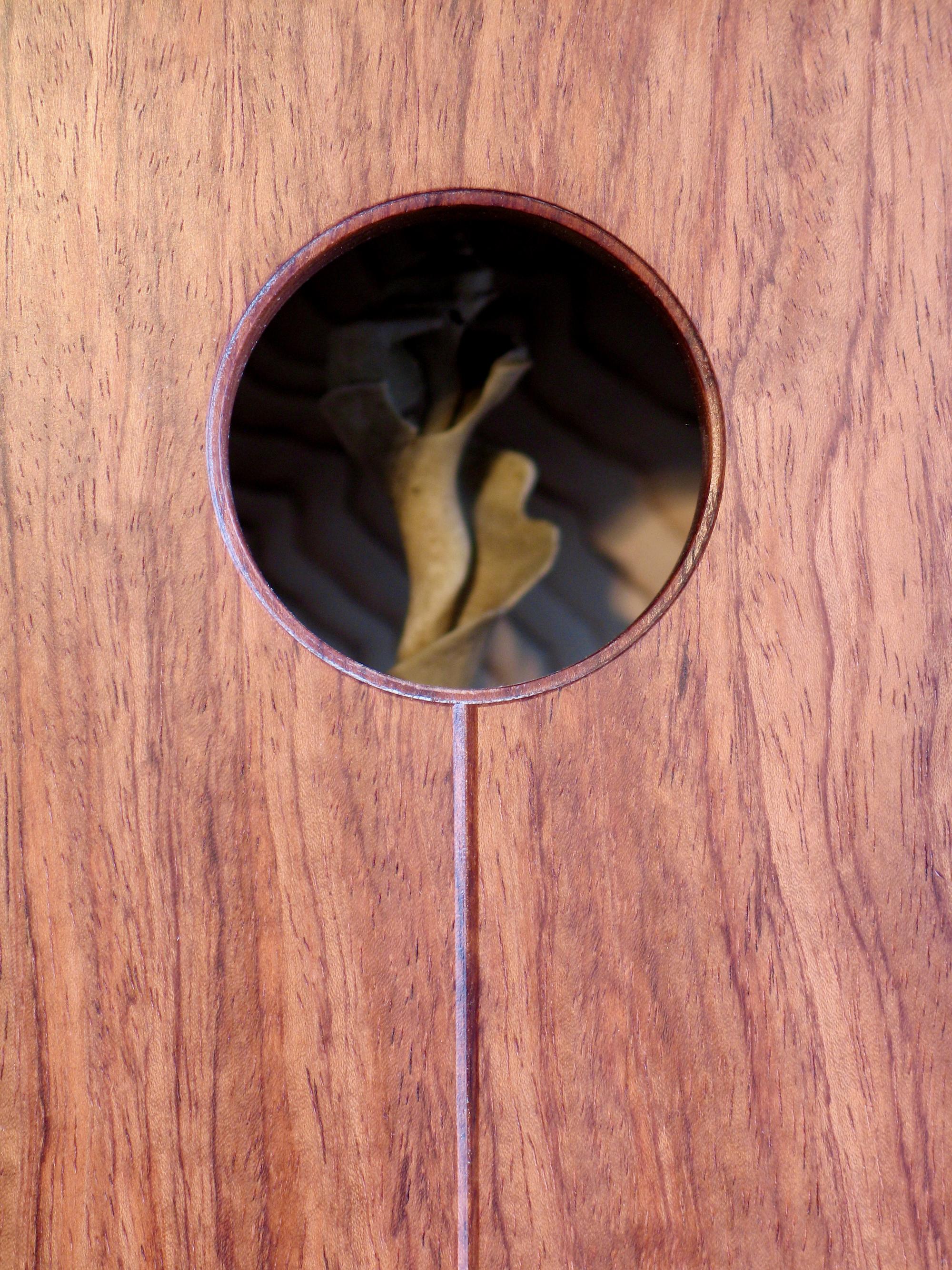 XXI secolo e contemporaneo Shell Cabinet, Wall Hung by Thomas Throop / Black Creek Designs - In magazzino in vendita